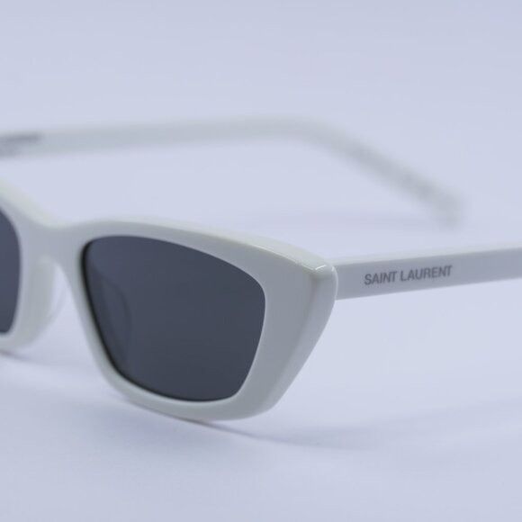 Saint Laurent Paris 🕶️ New Saint Laurent SL277 011 Sunglasses - White Frame Size ONE SIZE - 6 Thumbnail