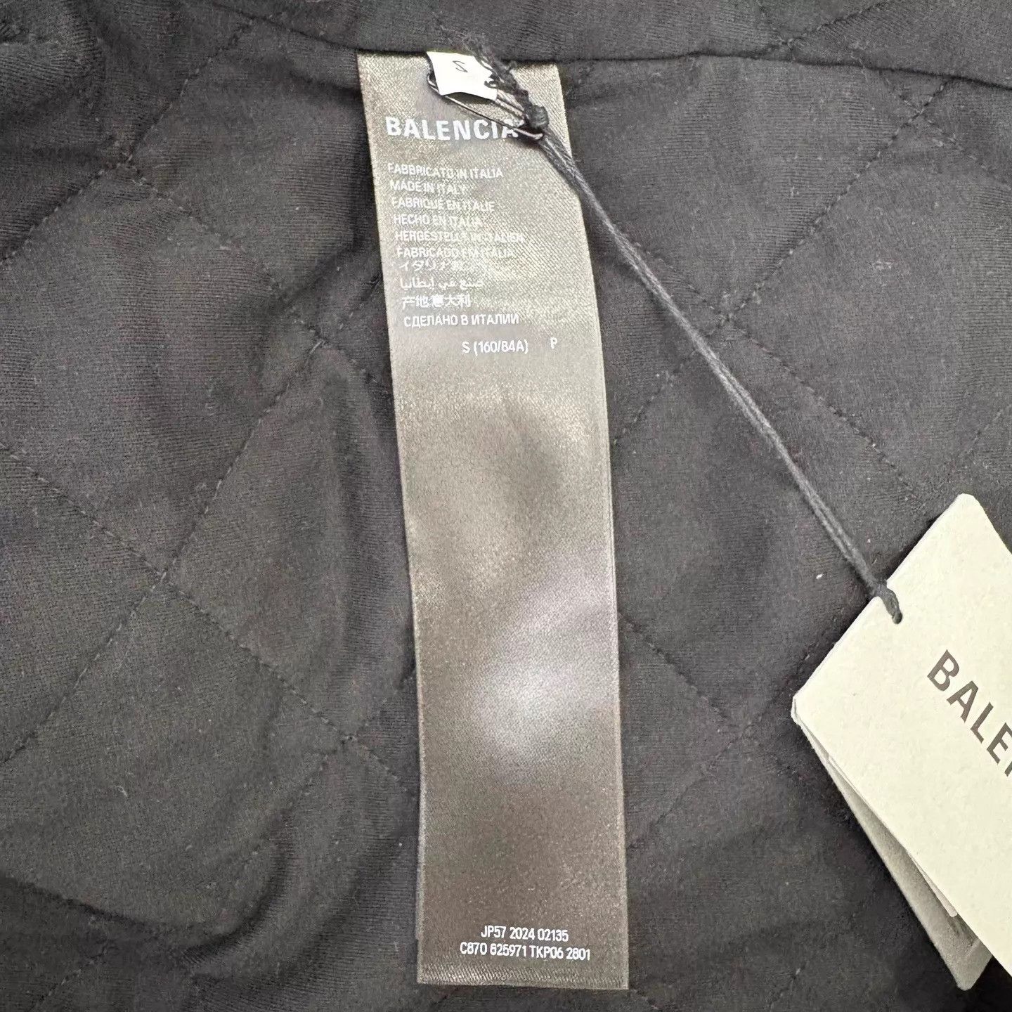 Balenciaga Balenciaga Khaki Quilted Work Jacket Size S NWT Size S / US 4 / IT 40 - 4 Thumbnail