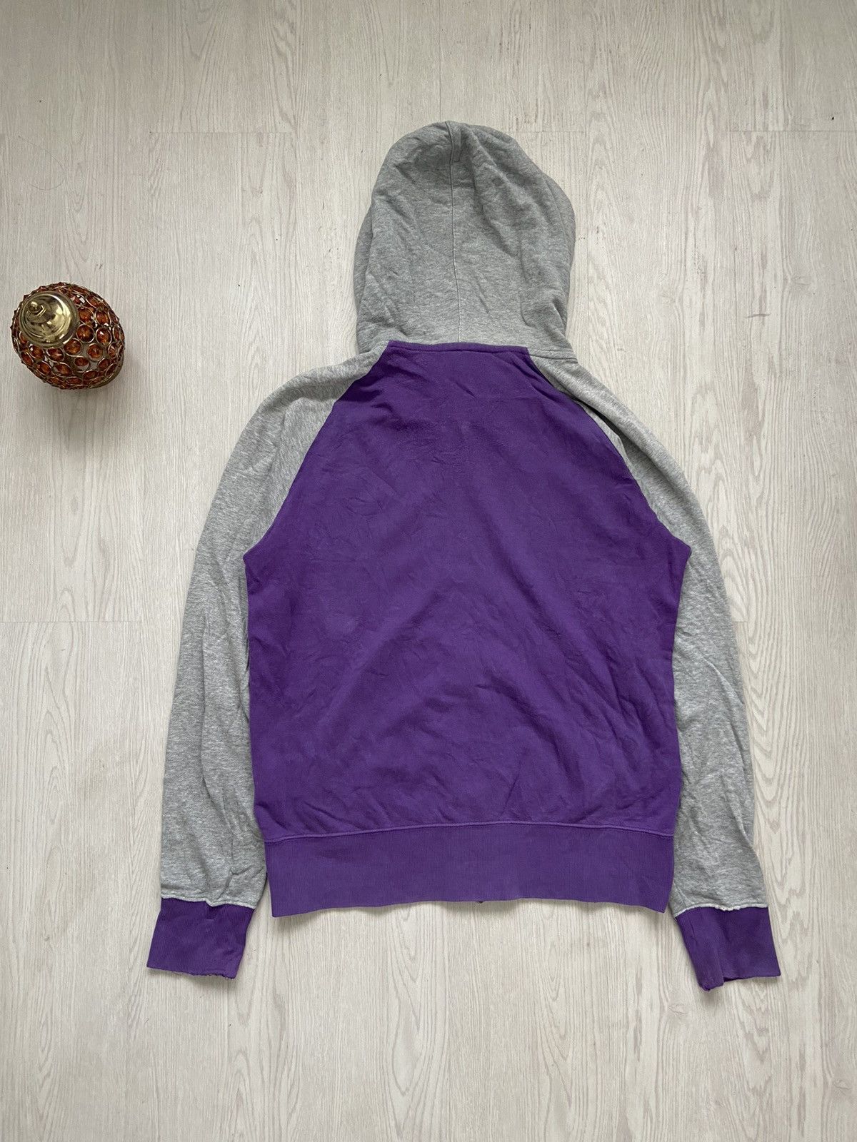 Nike × Vintage Vintage Nike ‘1.77’ Retro Split Zipper Hoodie Jacket Size US M / EU 48-50 / 2 - 2 Thumbnail