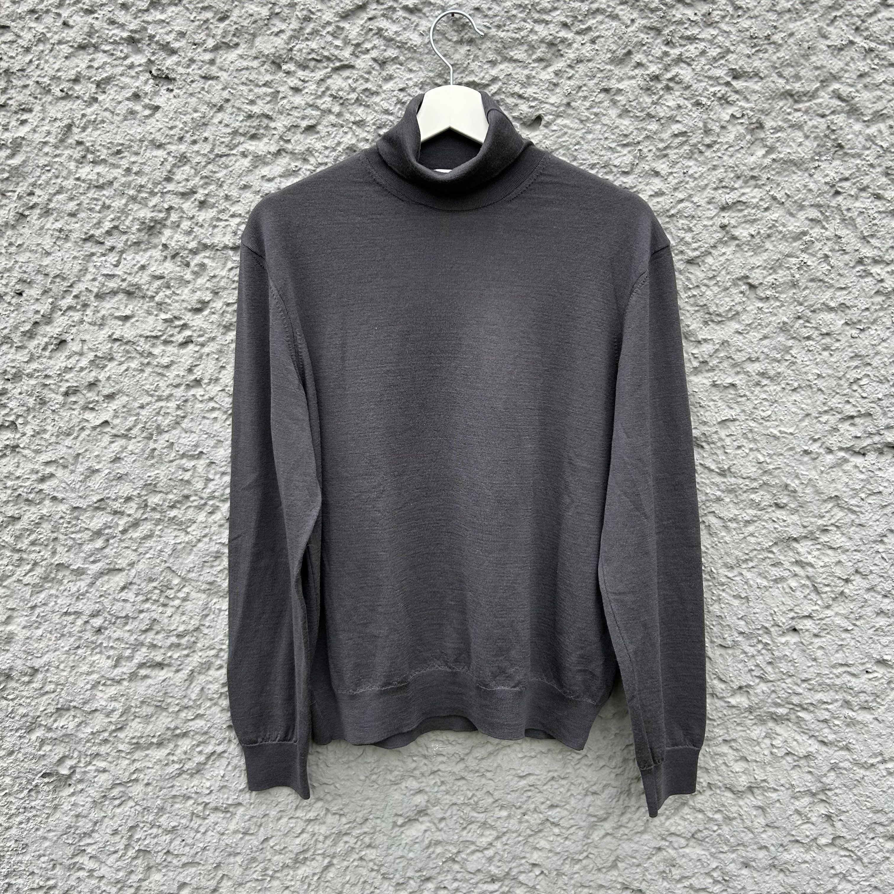Christophe Lemaire × Lemaire Lemaire Grey Wool Turtleneck Sweater Top Size US M / EU 48-50 / 2 - 3 Thumbnail