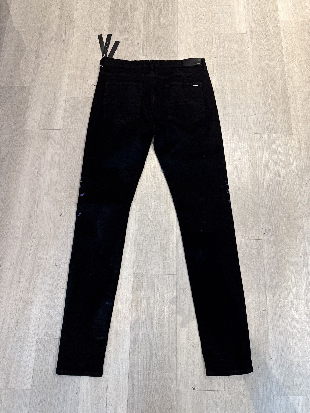 Amiri Crystal Jeans Black Blue 38