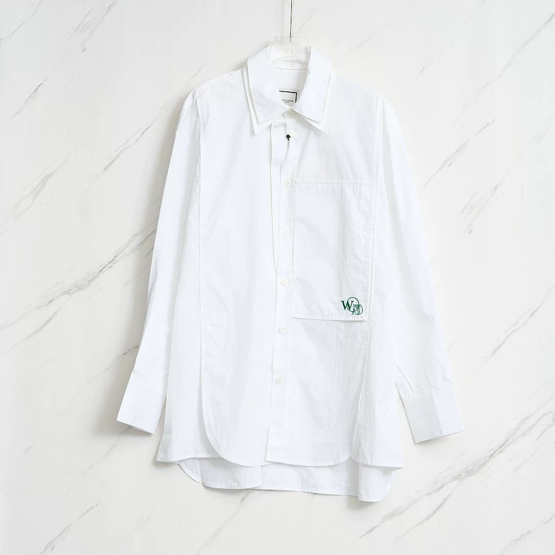 Wooyoungmi WOOYOUNGMI Men's Logo Embroidered Shirt Size US M / EU 48-50 / 2 - 1 Thumbnail