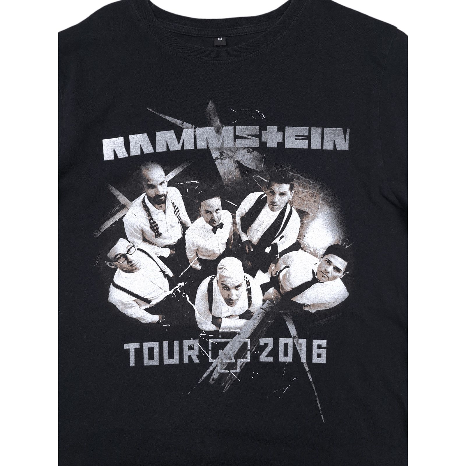 Band Tees 💎 Rammstein 2016 Tour Black T-shirt Festival Vintage Y2K Size US M / EU 48-50 / 2 - 3 Thumbnail
