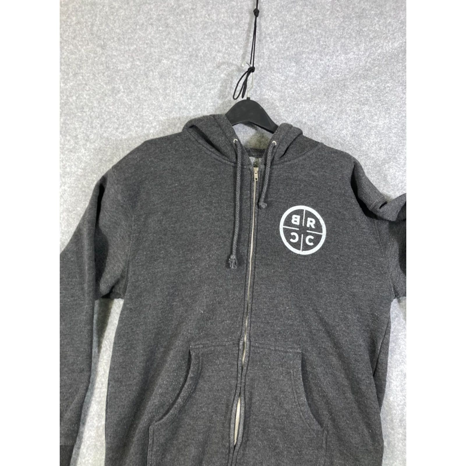 Vintage Independent Black Rifle Coffee Company Hooded Sweatshirt Mens M Black Full Zip Size US M / EU 48-50 / 2 - 2 Thumbnail