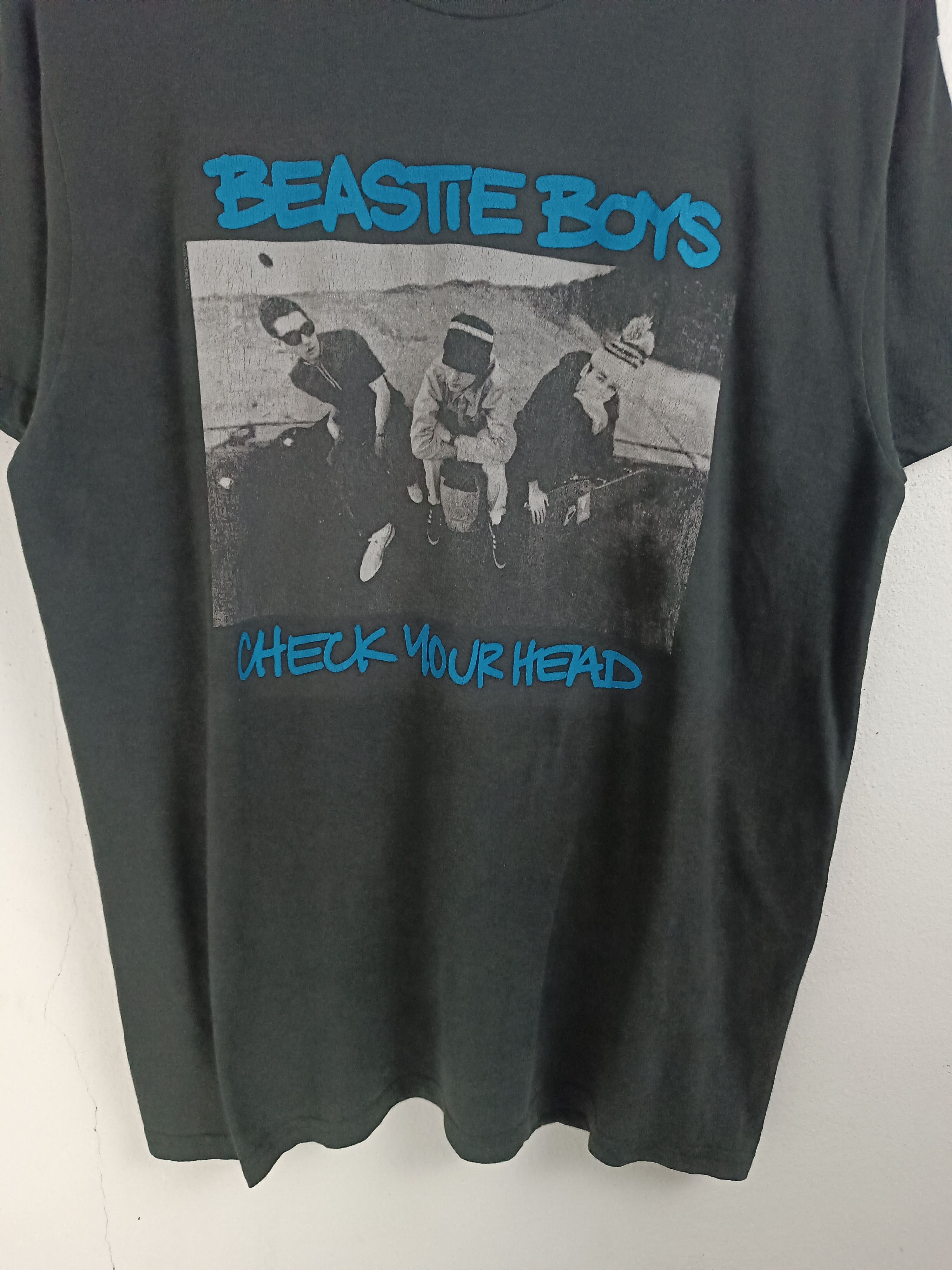 Band Tees VINTAGE BEASTIE BOYS CHECK YOUR HEAD FADED TEE Size US L / EU 52-54 / 3 - 8 Thumbnail