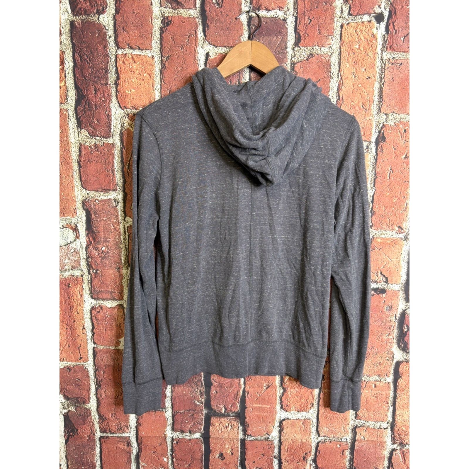 Nike Nike Hoodie Women Zip Up Gray Lightweight Sweatshirt M Medium Charcoal Full Zip Activewear Long Sleeve Size M / US 6-8 / IT 42-44 - 3 Thumbnail