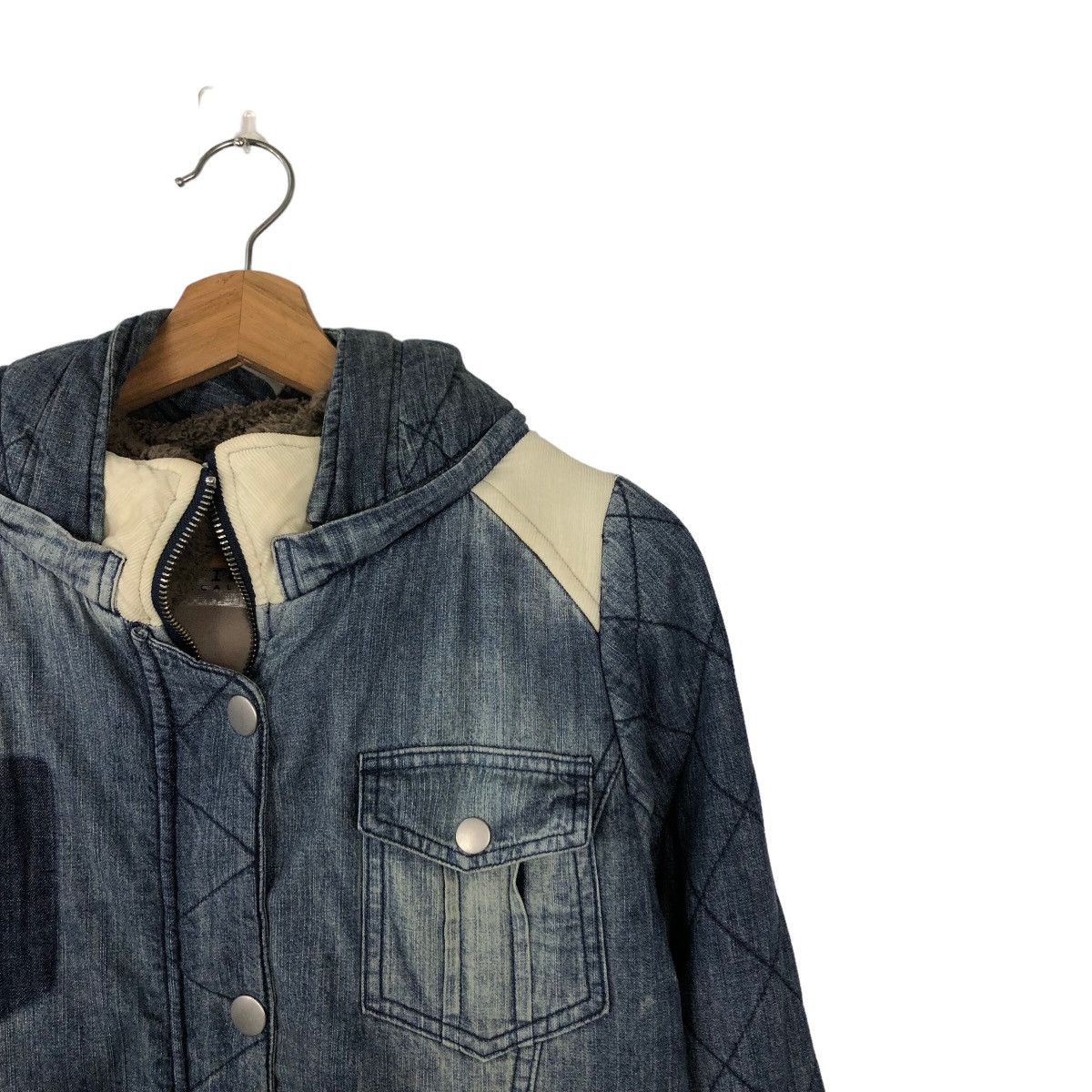 Blue Blue Japan 🔥VINTAGE DENIM JACKET EMOTION BLUE BLUE JAPAN DESIGN Size US M / EU 48-50 / 2 - 5 Thumbnail