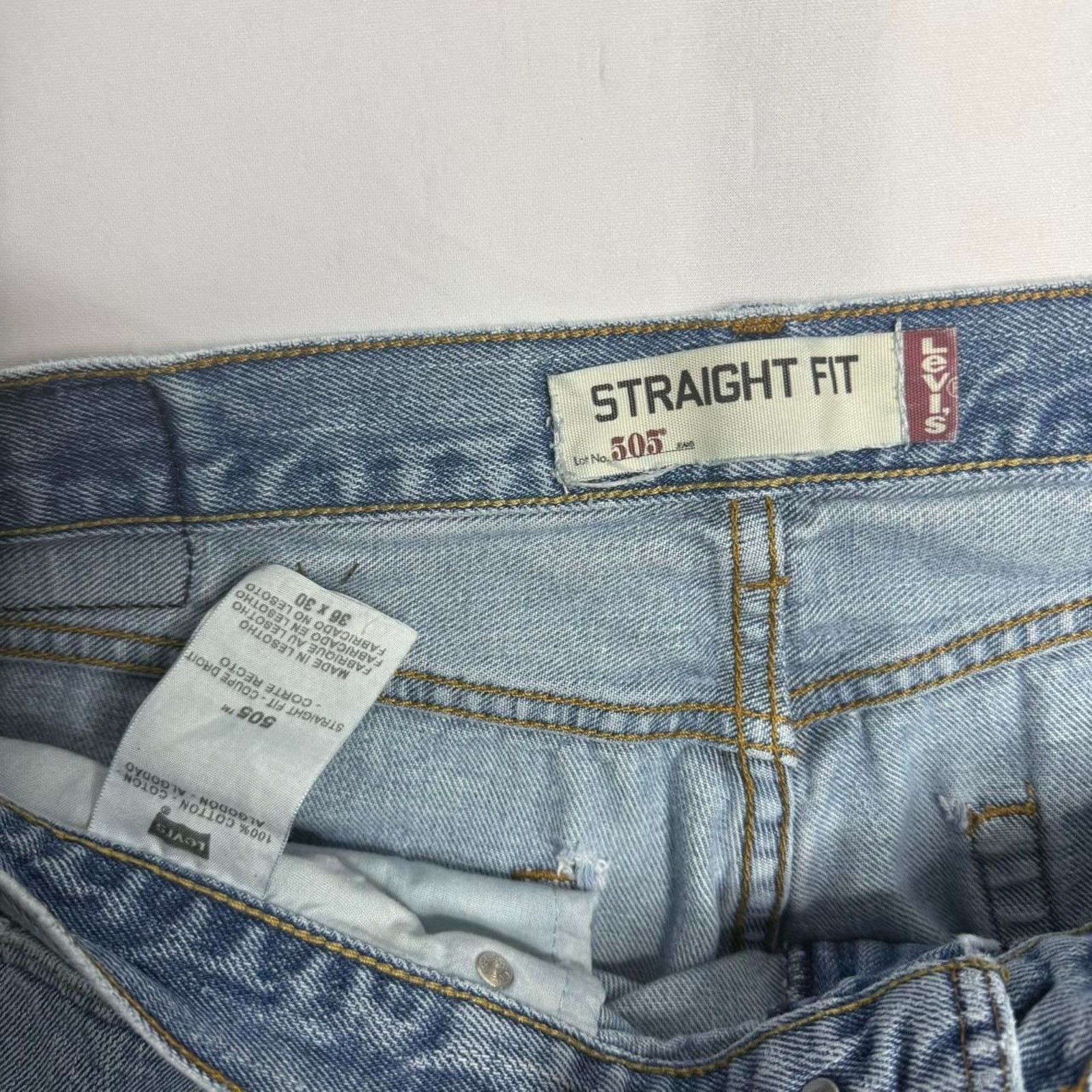 Levi's Levi’s 505 Straights Fit Jean Size 36x30 Size US 36 / EU 52 - 2 Thumbnail
