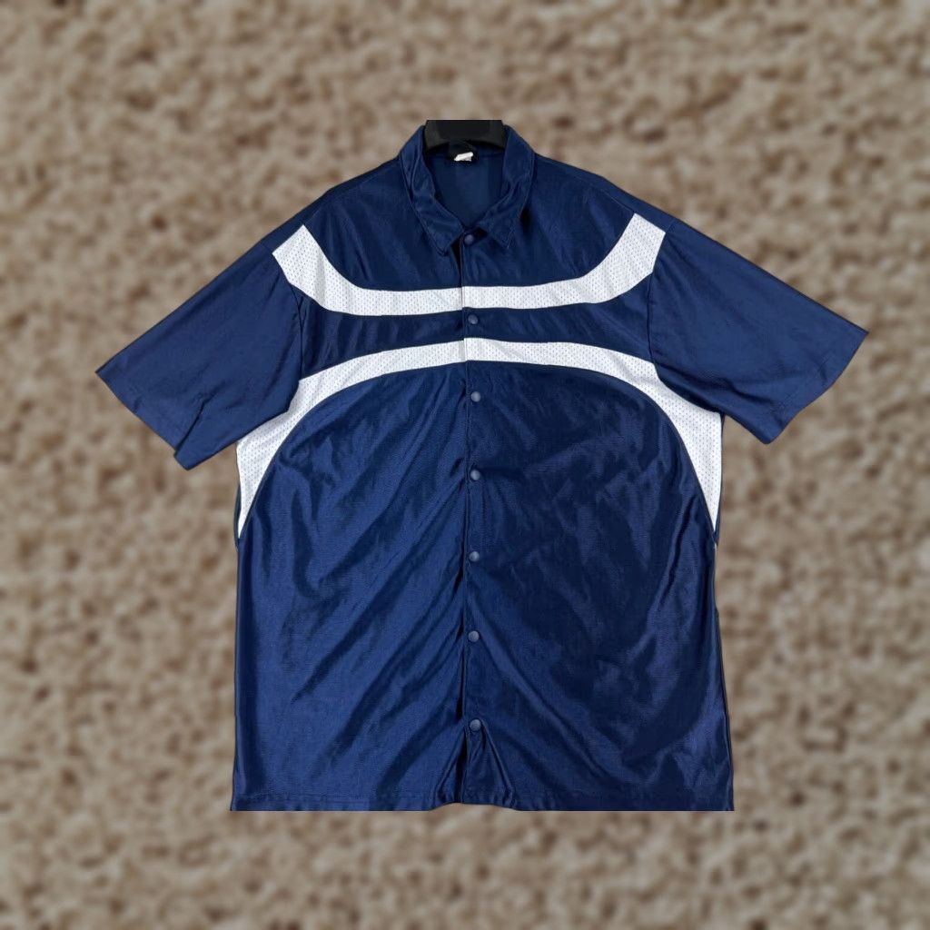 Vintage A4 Shirt Mens XL Blue Jersey Size US XL / EU 56 / 4 - 1 Thumbnail