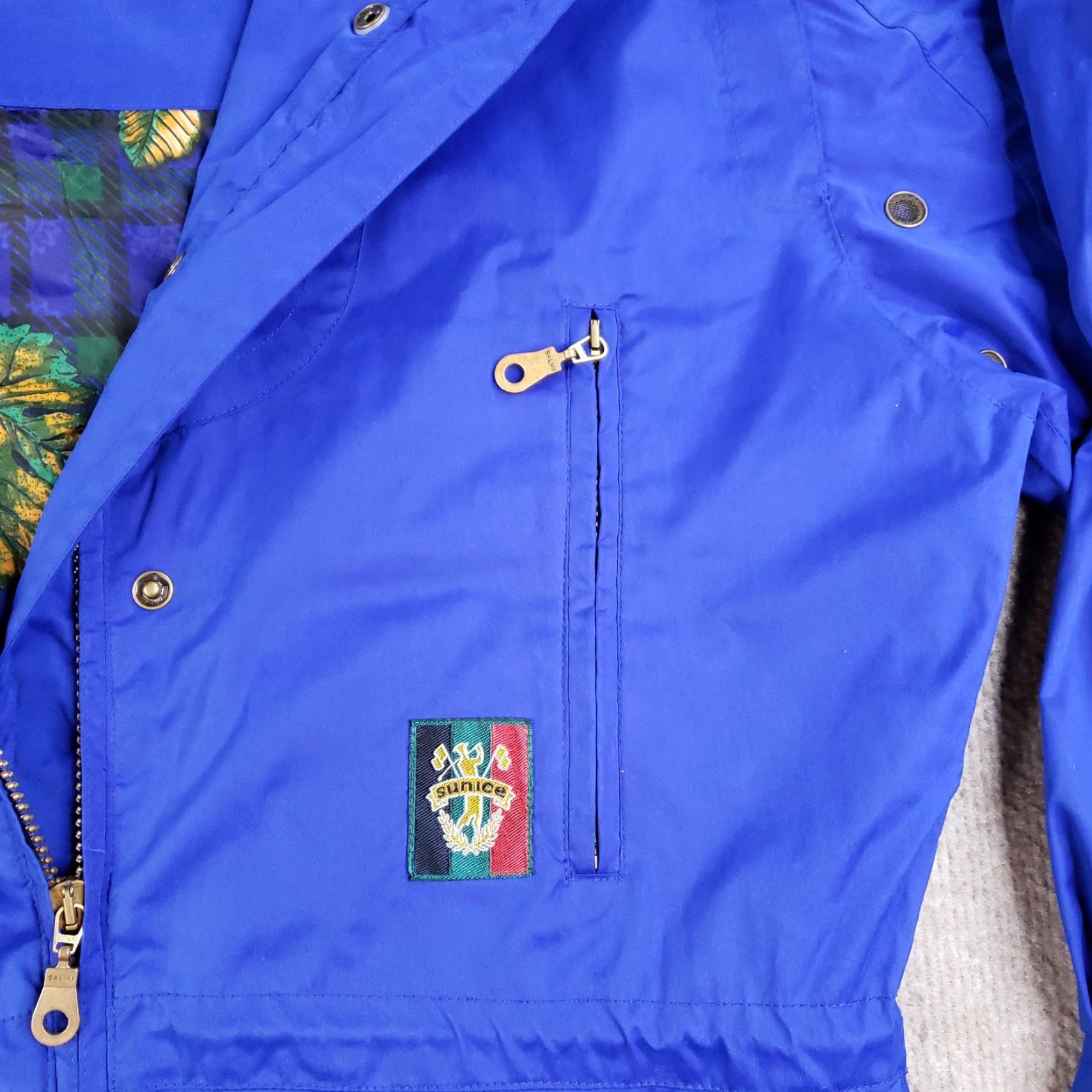 Vintage VINTAGE Sunice Jacket Womens Small Blue Pullover Lined Windbreaker Golf 90s Size S / US 4 / IT 40 - 7 Thumbnail
