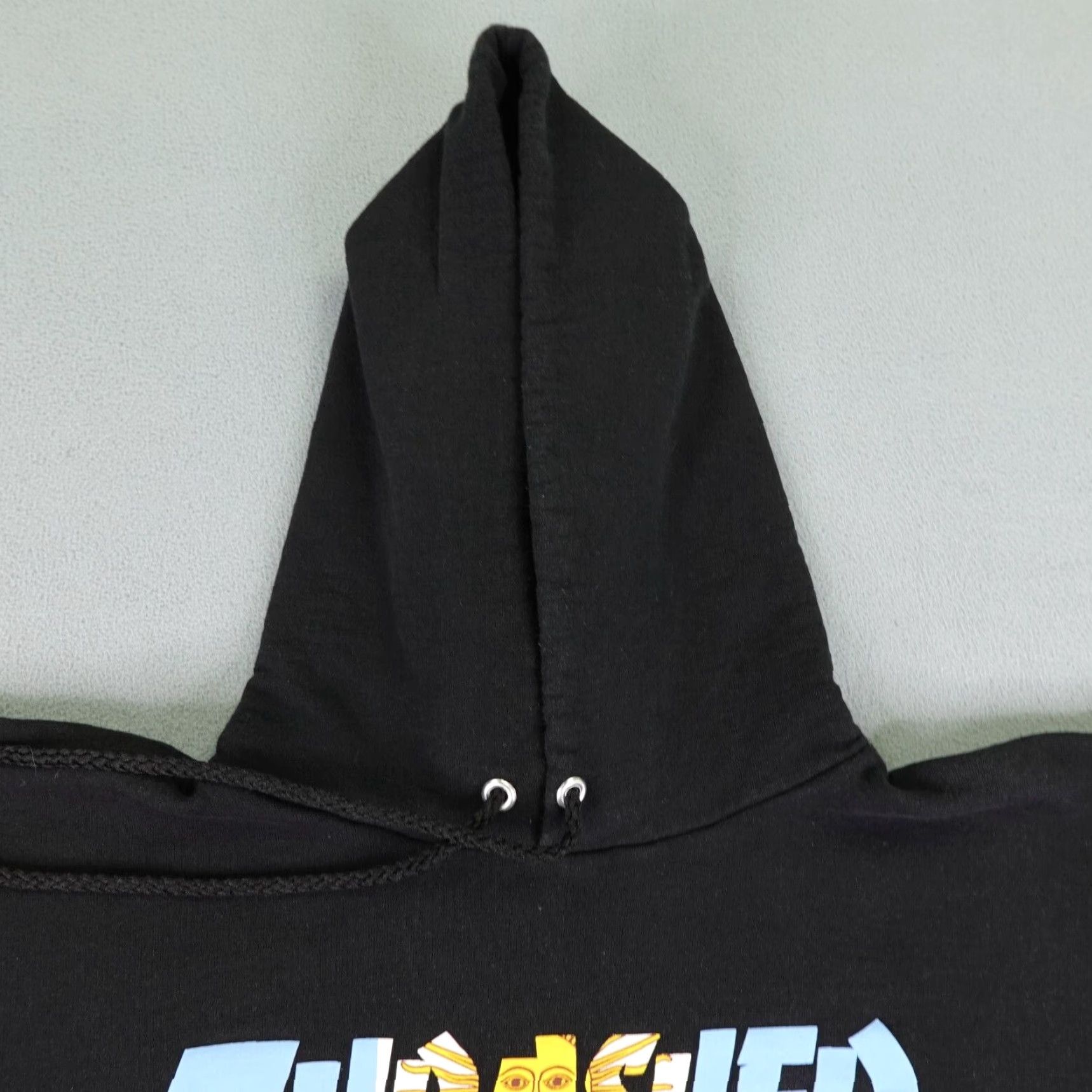 Thrasher VINTAGE Thrasher Hoodie Mens Small Black Pullover Sweatshirt Knit Logo Pockets Skater Size US S / EU 44-46 / 1 - 3 Thumbnail