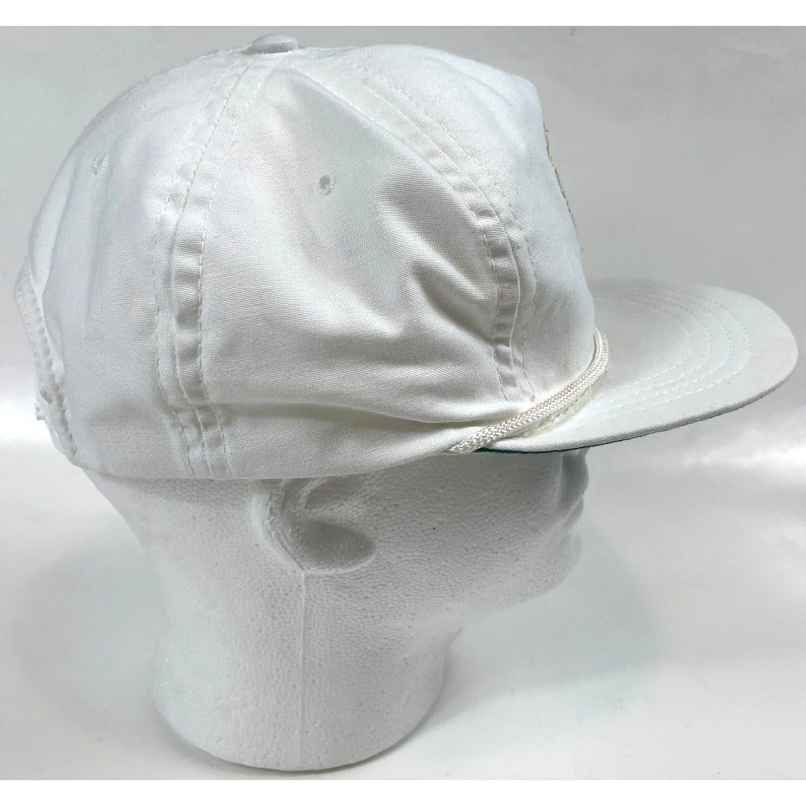 Vintage VINTAGE Cali-Fame California Coast Club Snapback Hat Cap Men One Size White 90s Beach Made in USA Snapback Mens Size ONE SIZE - 4 Thumbnail