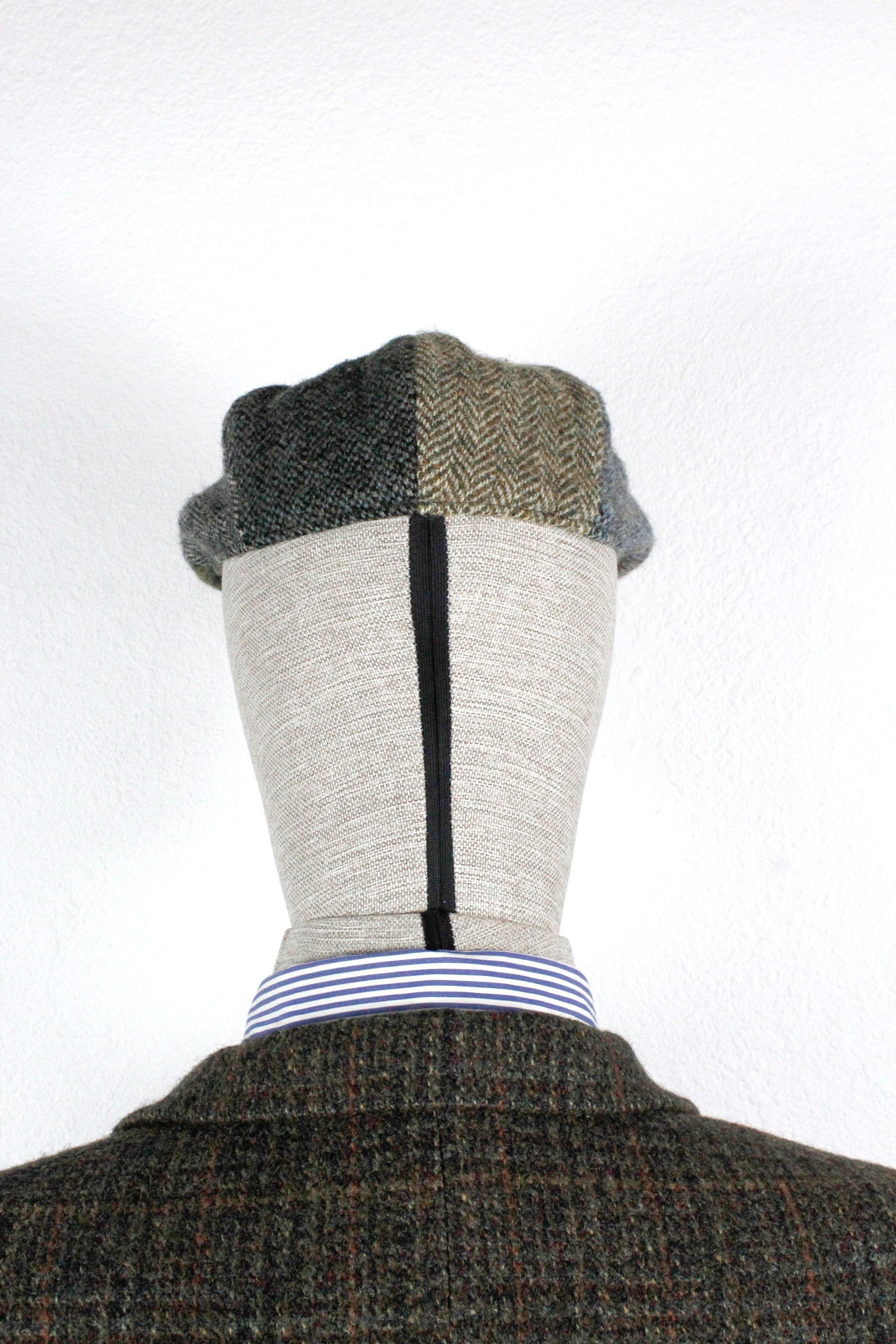 Harris Tweed Harris Tweed Patchwork Baker Boy Flat Cap Hat Peaky Blinders Size ONE SIZE - 3 Thumbnail