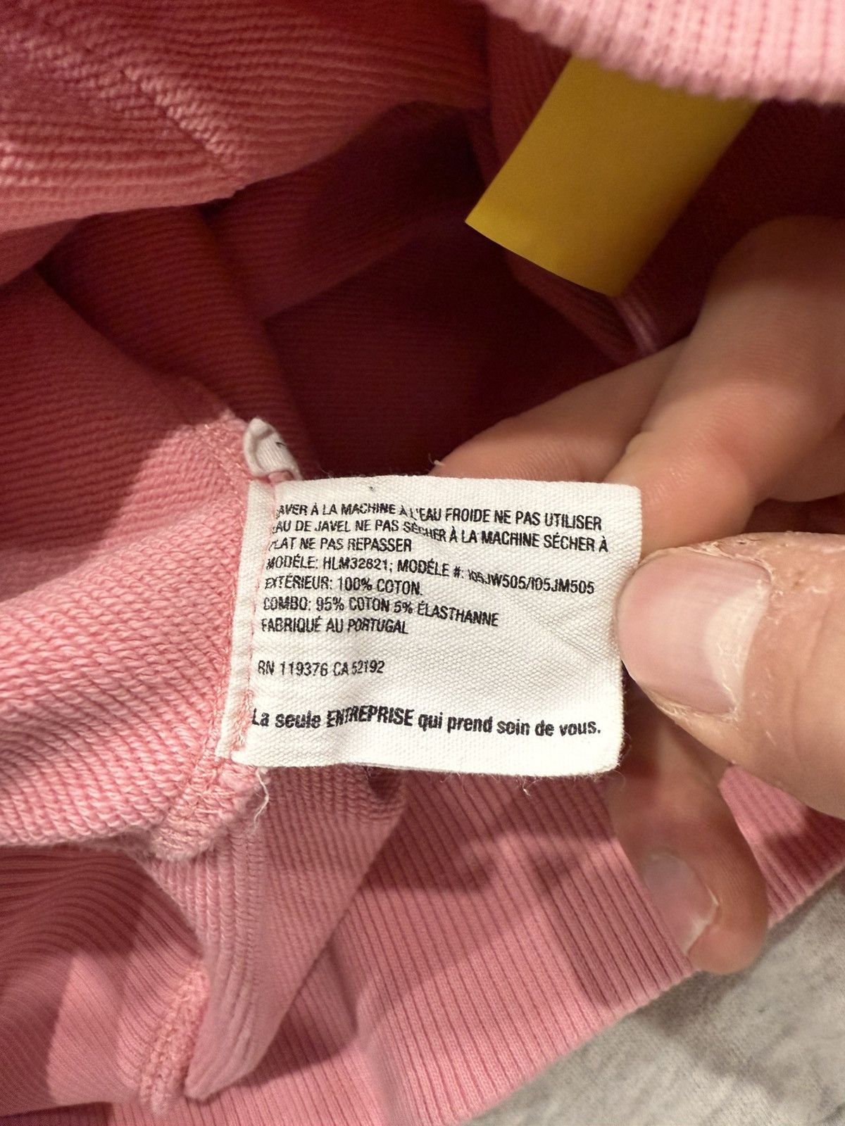 Helmut Lang Helmut Lang Pink Hoodie Size US L / EU 52-54 / 3 - 3 Thumbnail