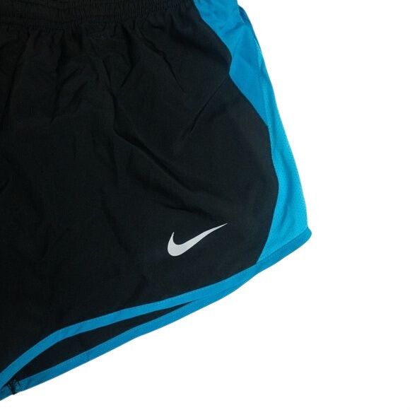 Nike Nike Black & Aqua Dri-Fit Running Shorts Size 27" / US 4 / IT 40 - 2 Thumbnail
