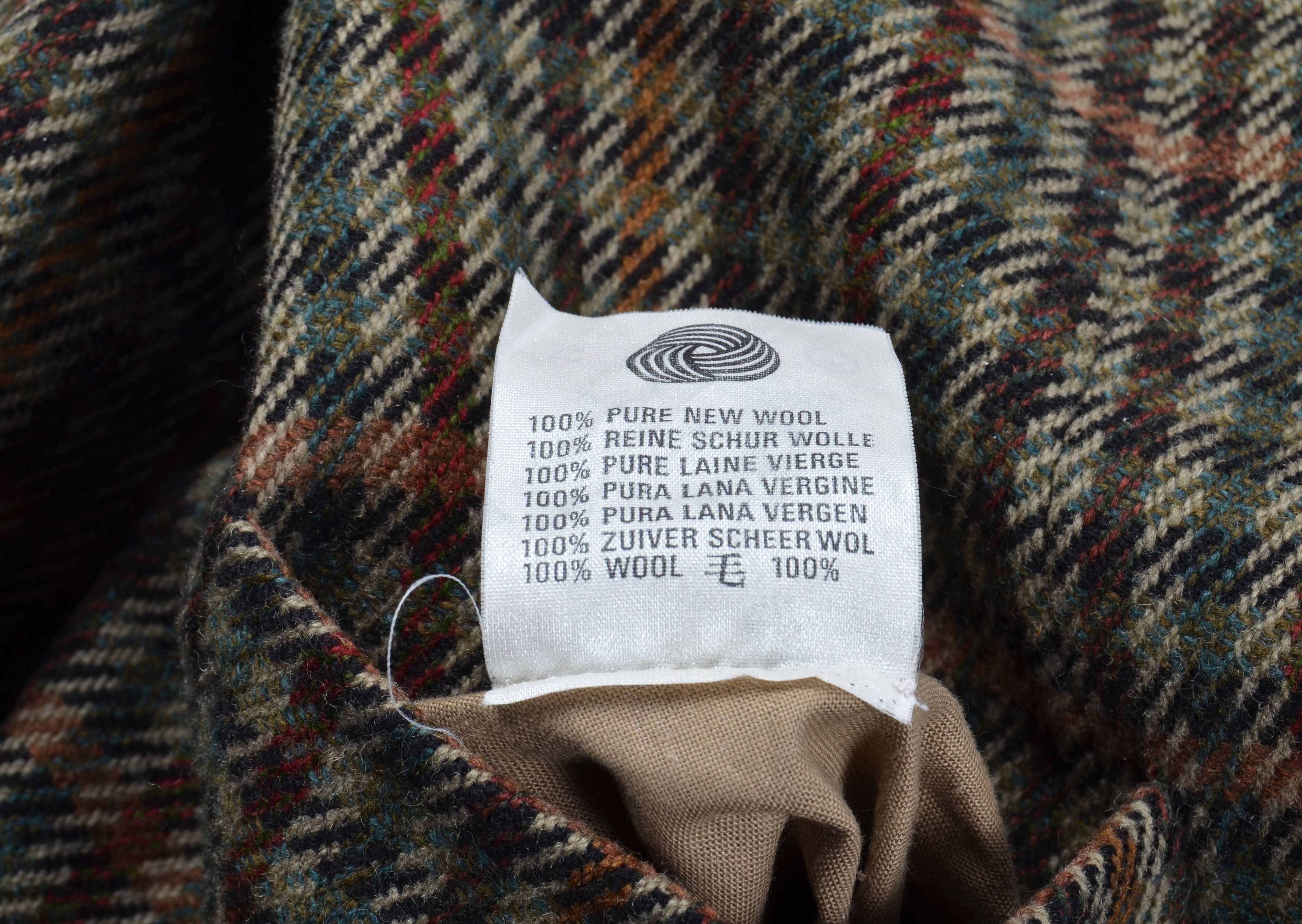 Aquascutum Vintage Aquascutum Tweed Suit Set Skirt Blazer Check Wool Size M / US 6-8 / IT 42-44 - 13 Thumbnail