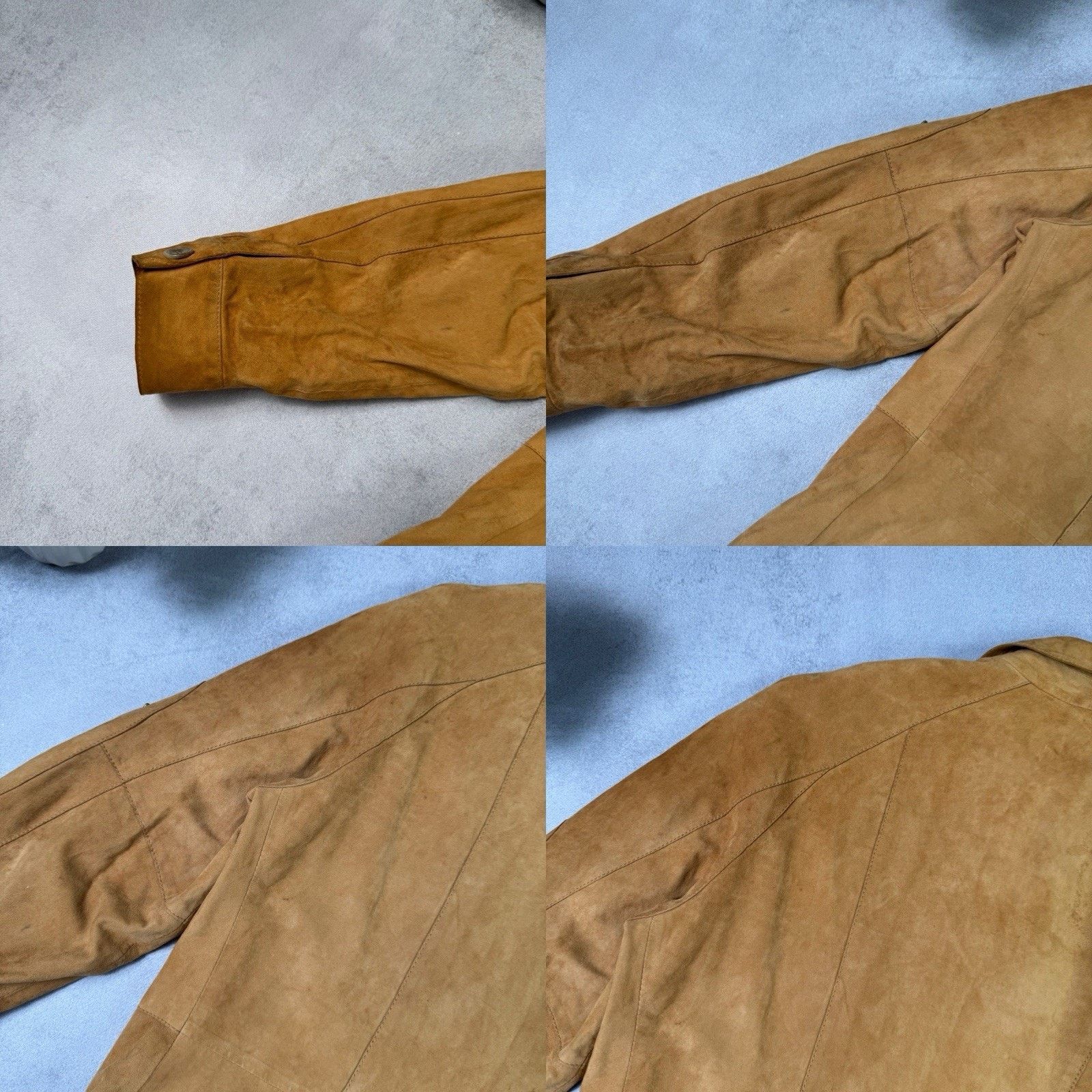 Dolce & Gabbana Dolce Gabbana Men Leather Suede Jacket Beige Size 50 Size US M / EU 48-50 / 2 - 24 Thumbnail