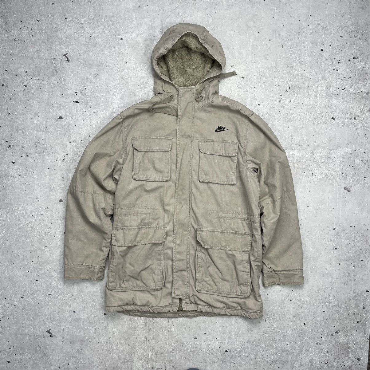Nike × Vintage 🔥Rare🔥Vintage Nike 90’s long Parkas style Y2k Japanese Size US L / EU 52-54 / 3 - 1 Thumbnail