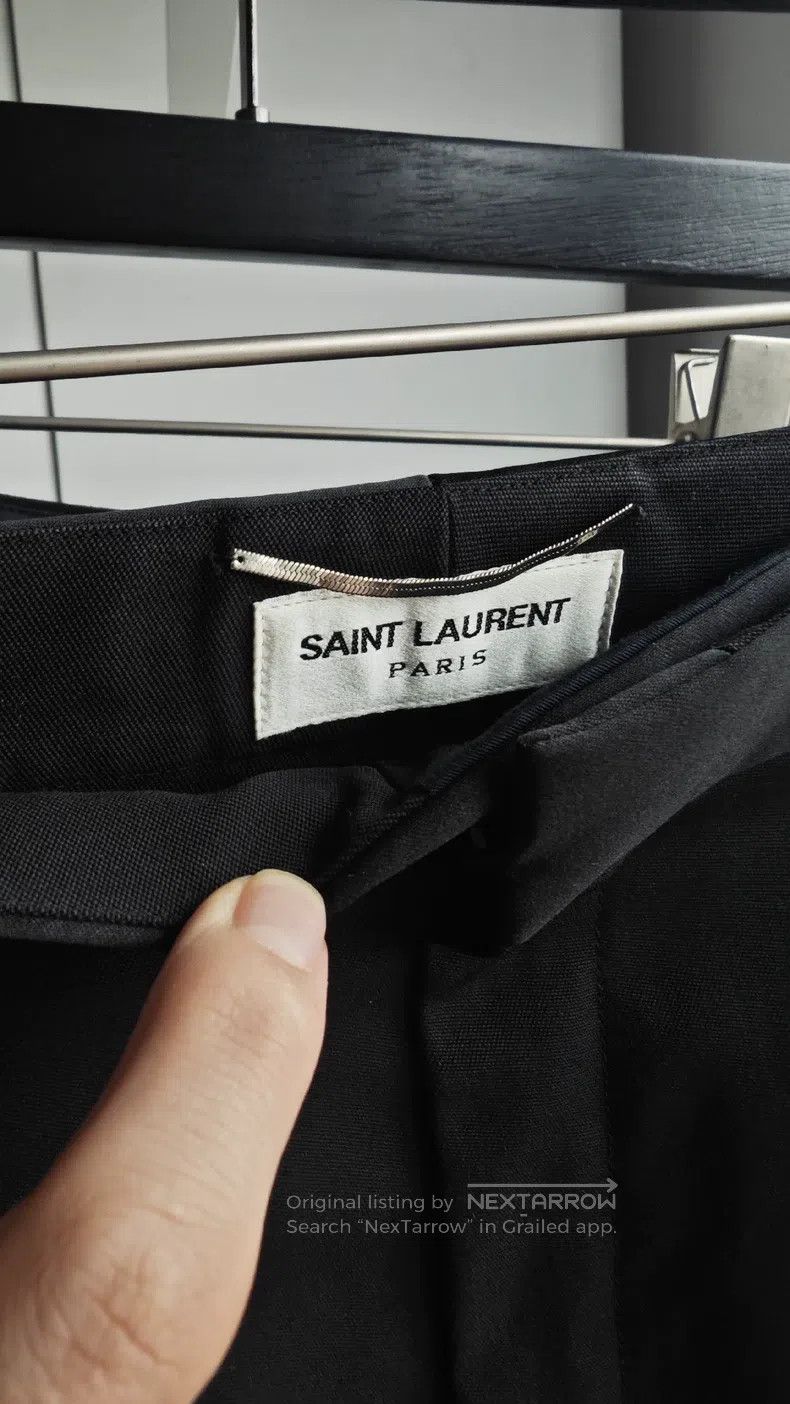 Saint Laurent Paris Saint Laurent Paris Ribbon Wide Leg Pants Size US 30 / EU 46 - 3 Thumbnail