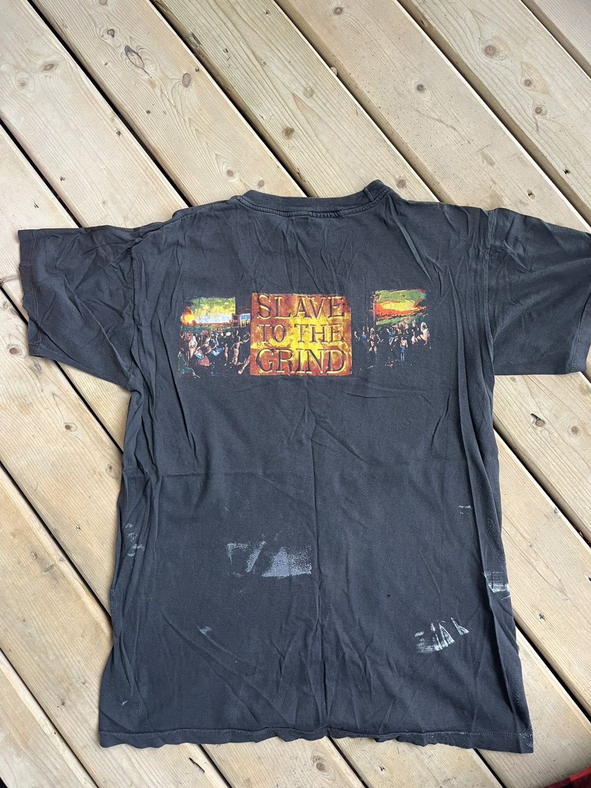 Vintage 1991 SKID ROW SINGLE STITCH ROCK TOUR CONCERT TEE Size US XL / EU 56 / 4 - 7 Thumbnail