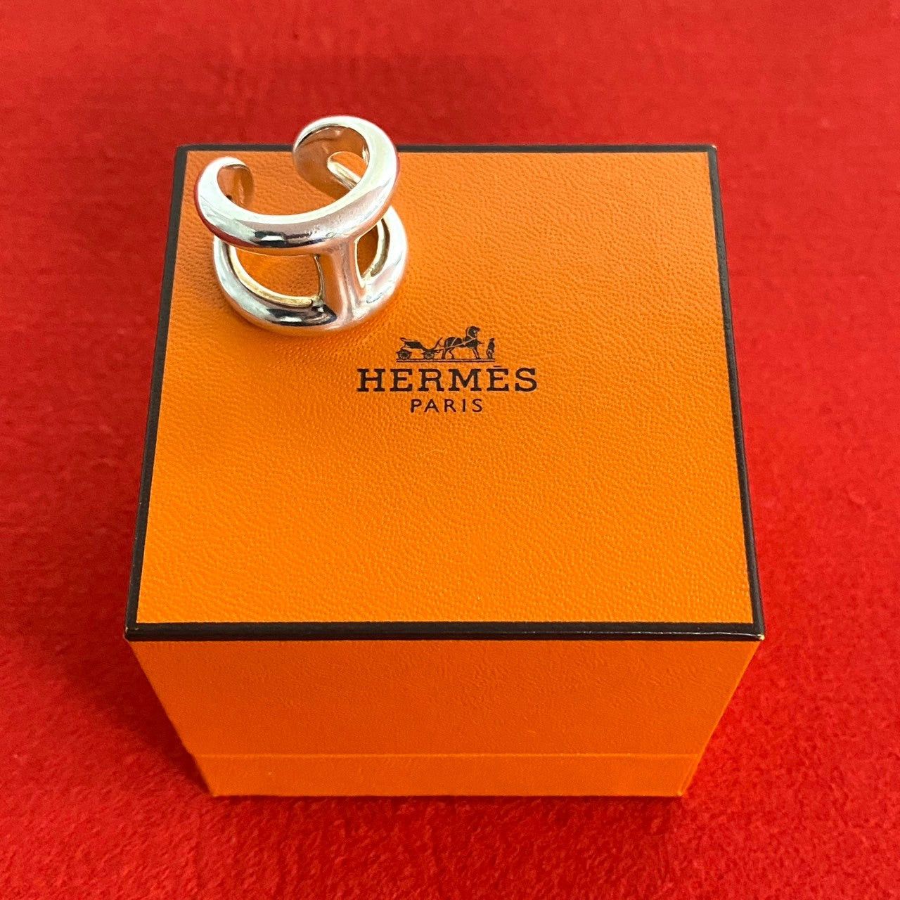 Hermes Hermes Ring Silver Silver Size ONE SIZE - 1 Thumbnail