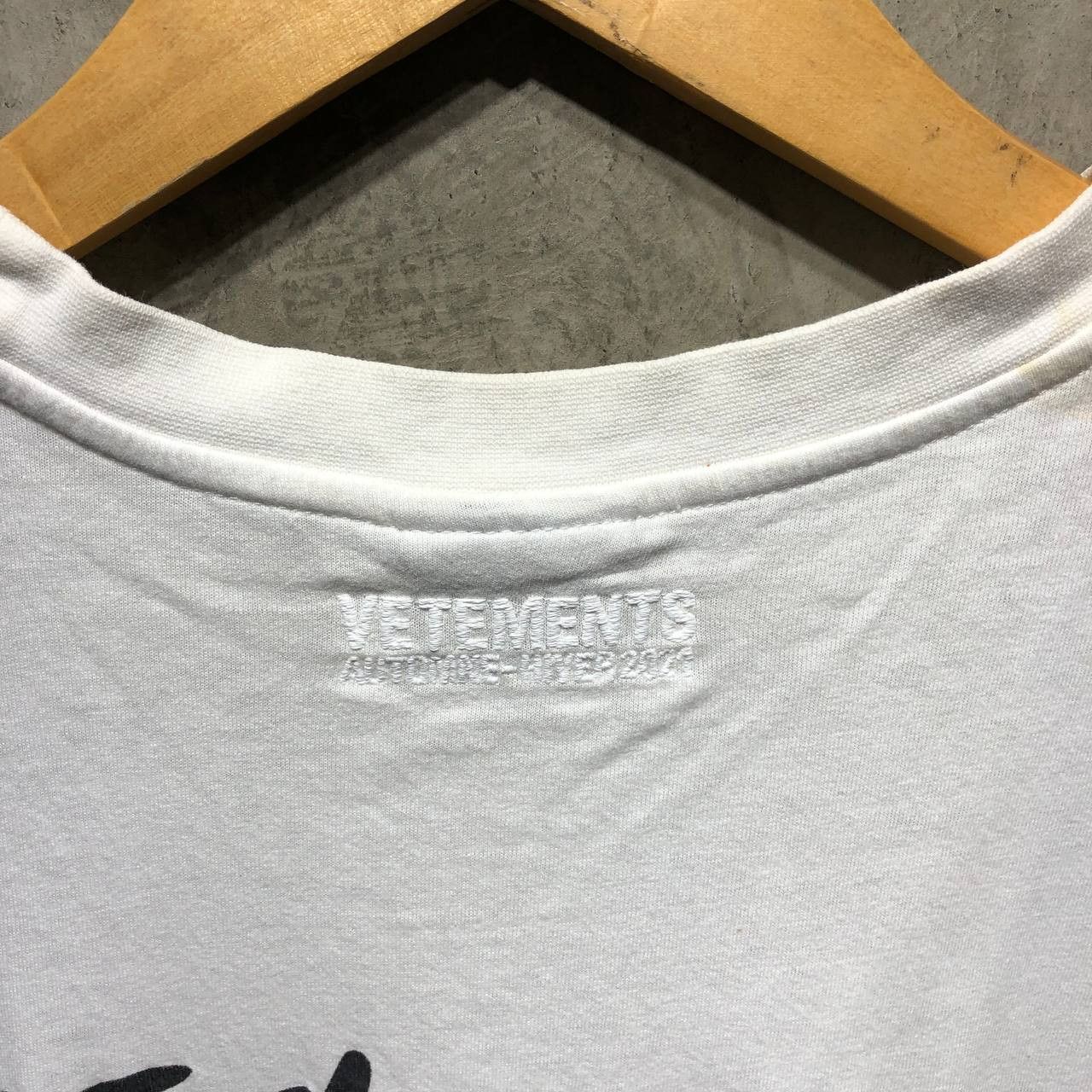 Vetements Vetements Written Logo tee Size US S / EU 44-46 / 1 - 7 Thumbnail