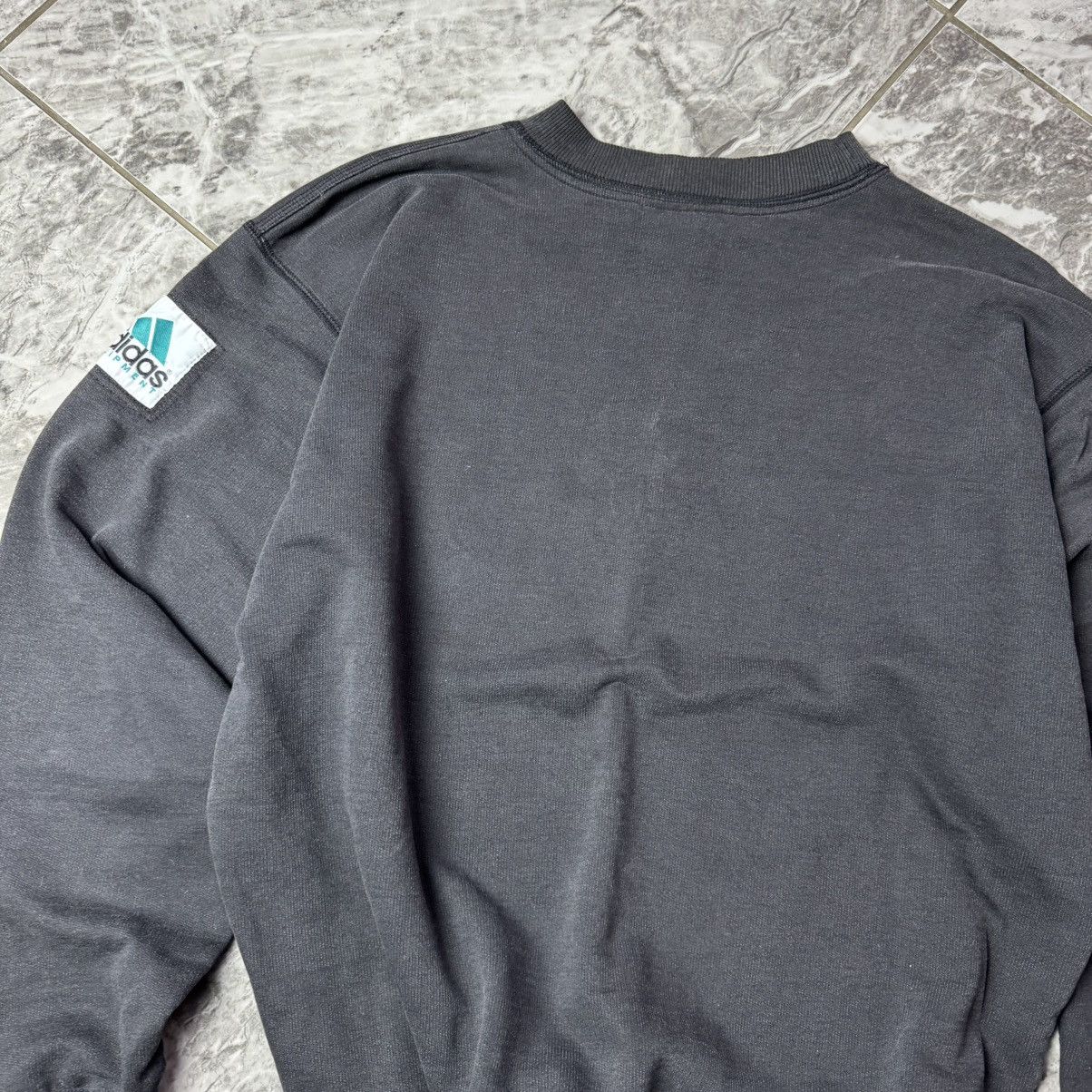 Adidas × Vintage Adidas Equipment Sweatshirt Vintage Size US L / EU 52-54 / 3 - 4 Thumbnail