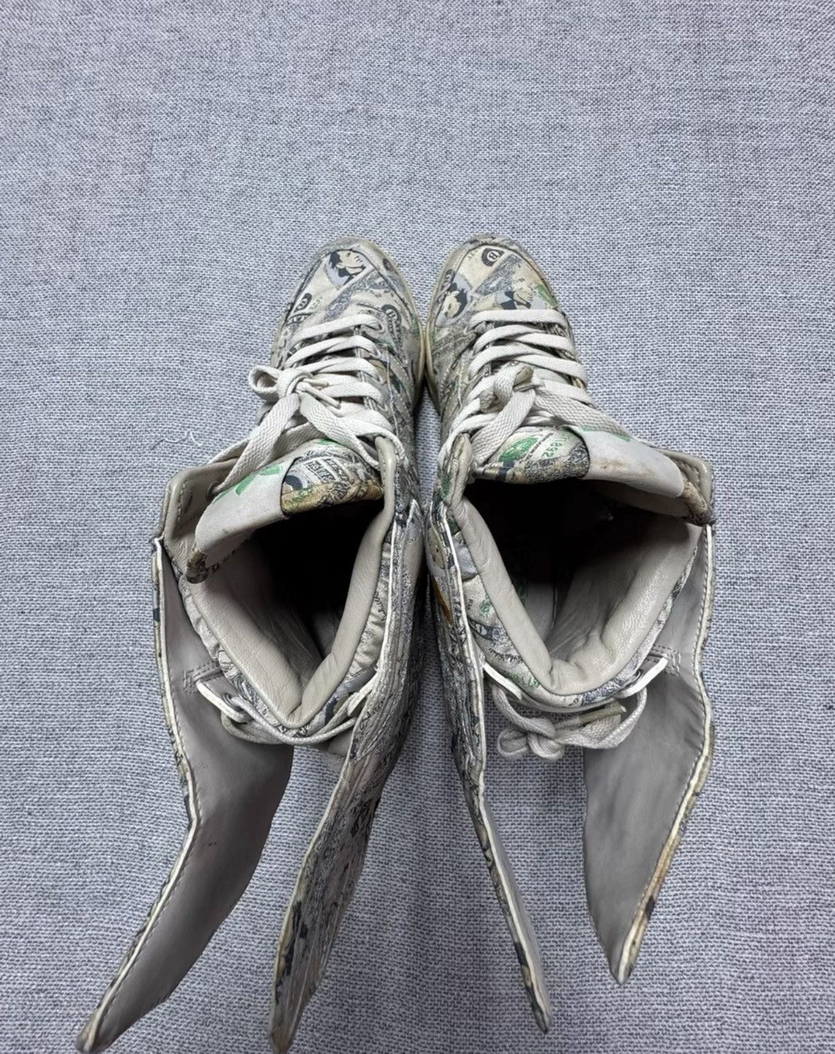 Adidas Adidas Jeremy Scott JS Wings 2.0 Dollar Print K37 Size US 8.5 / EU 41-42 - 2 Thumbnail