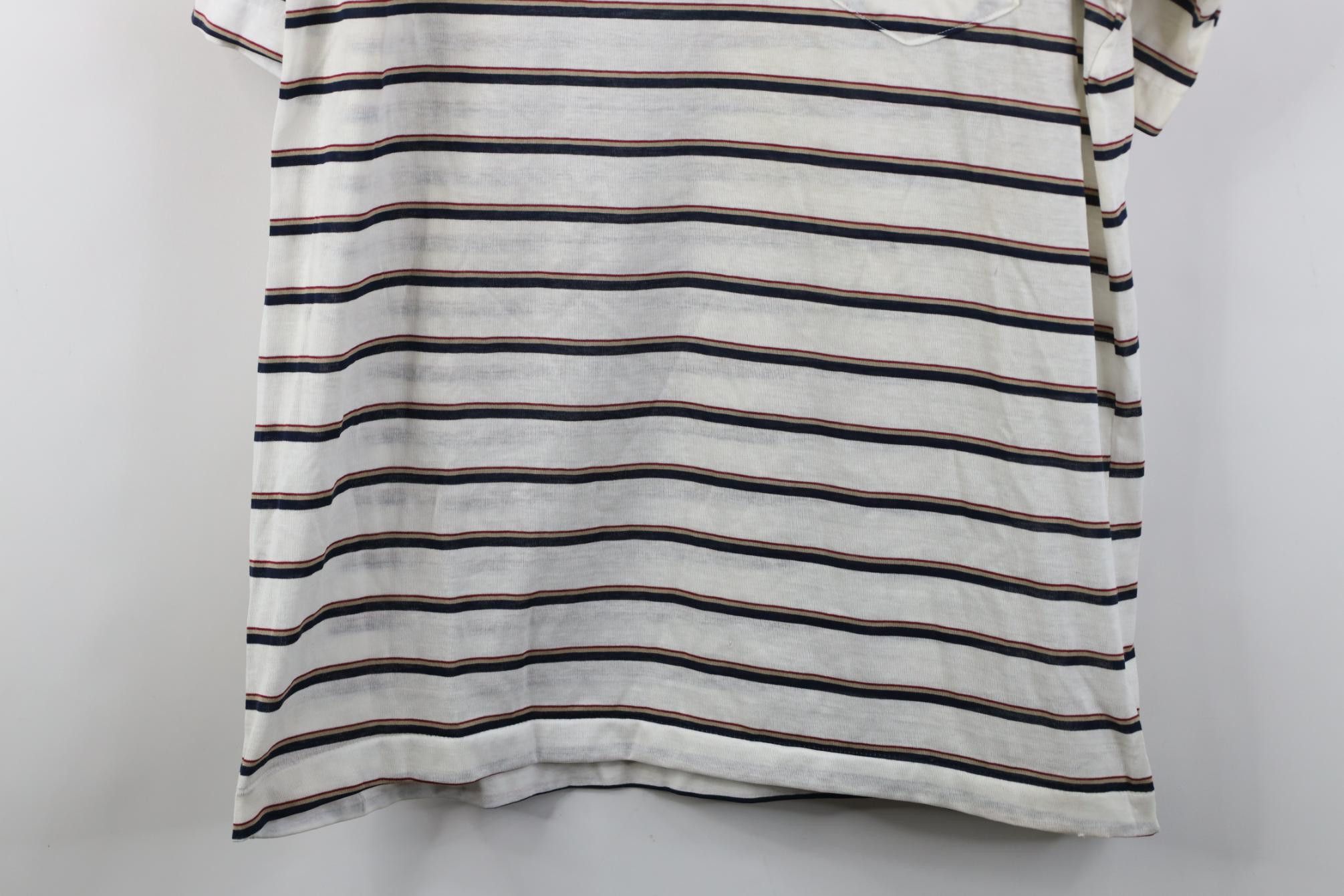 Vintage Vintage 70s 80s Streetwear Cotton Knit Golf Polo Shirt USA Size US XL / EU 56 / 4 - 3 Thumbnail