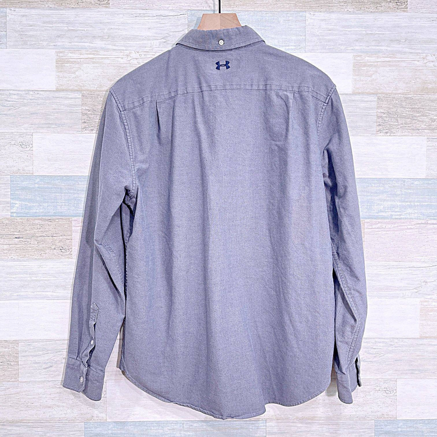 Under Armour Under Armour Performance Oxford Shirt Gray Mens Large Size US L / EU 52-54 / 3 - 3 Thumbnail