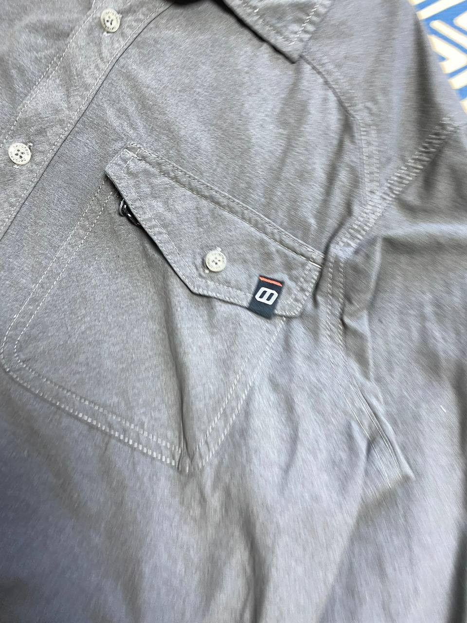 Berghaus × Vintage Berghaus Vintage Linen Shirt Short Sleeve Size US L / EU 52-54 / 3 - 7 Thumbnail