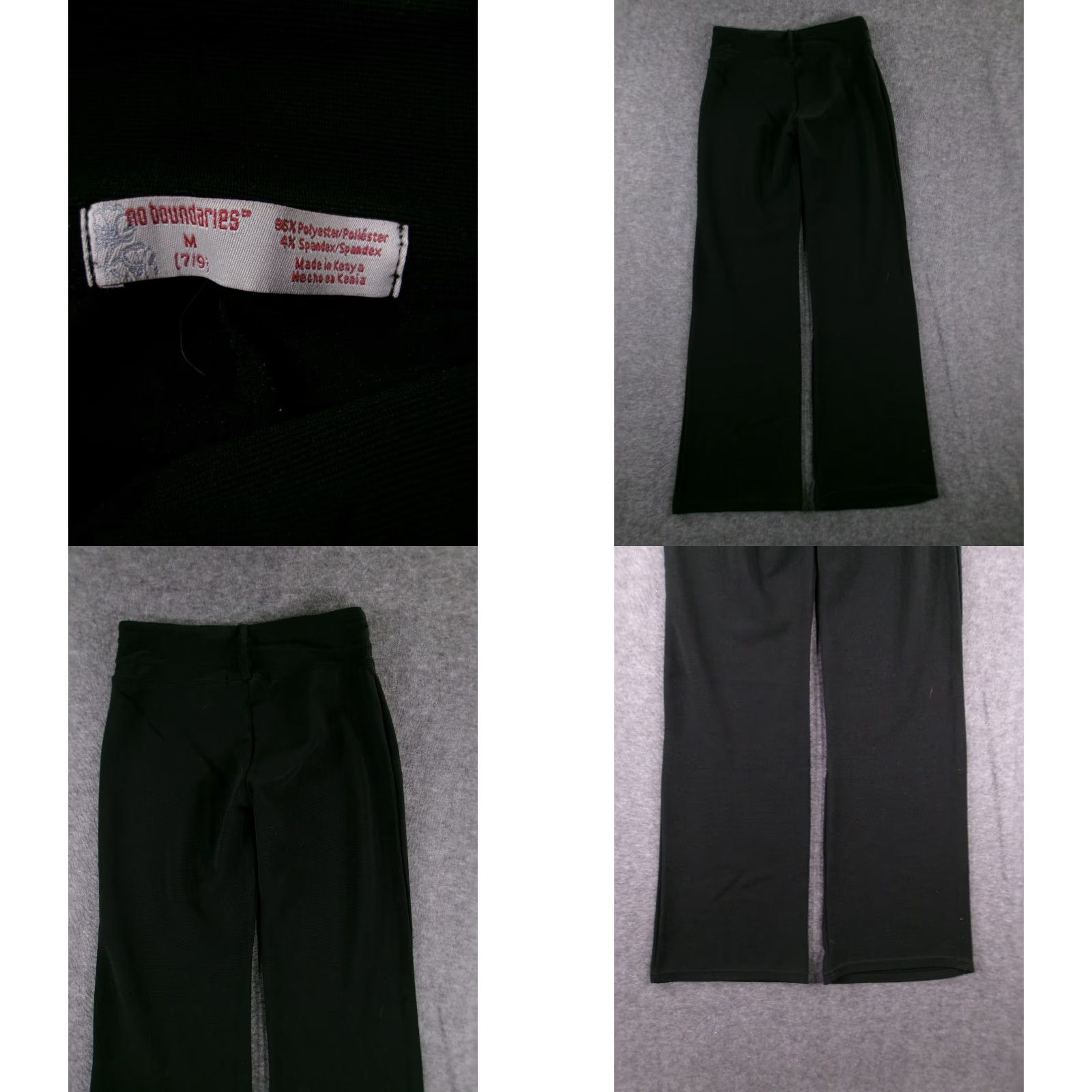 Vintage No Boundaries Pants Womens Medium Black Stretch Office Causal Capsule Lounge 90s City Preppy Womens Size 32" / US 10 / IT 46 - 8 Thumbnail