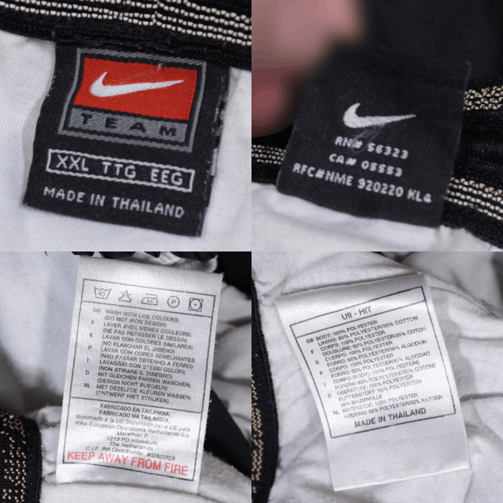 Nike 90S Team Swoosh Logo Sport Shorts Size US 38 / EU 54 - 7 Thumbnail