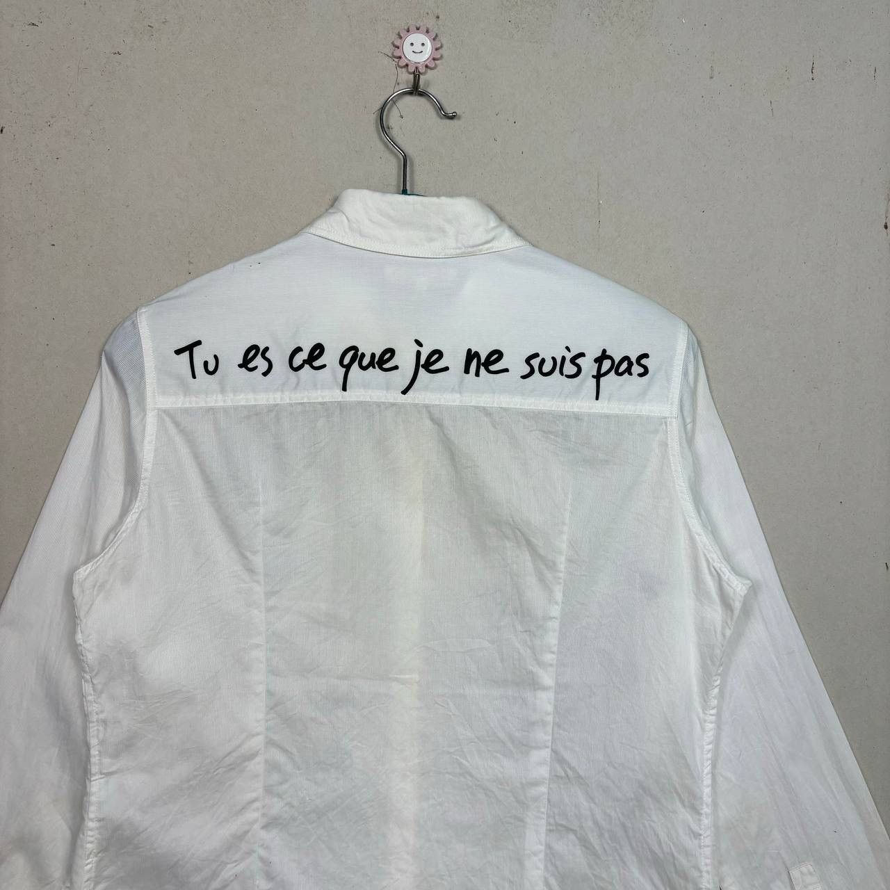 Jean Charles De Castelbajac Castelbajac +2 Nature Handwriting Print Shirt Vintage 90s Size L / US 10 / IT 46 - 4 Thumbnail