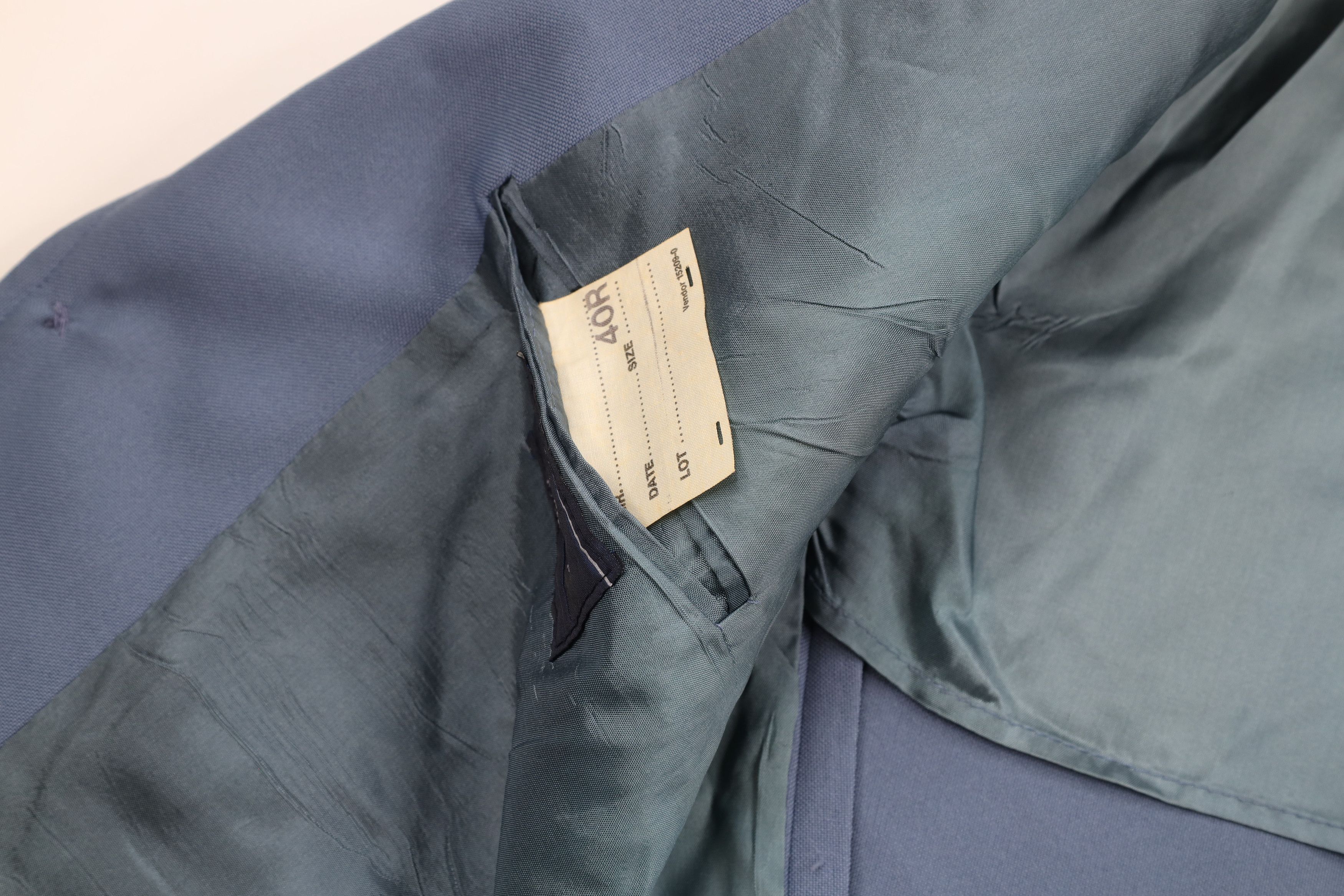 Vintage Vintage 70s Distressed 2 Piece Suit Jacket Bell Bottoms Size 40R - 6 Thumbnail