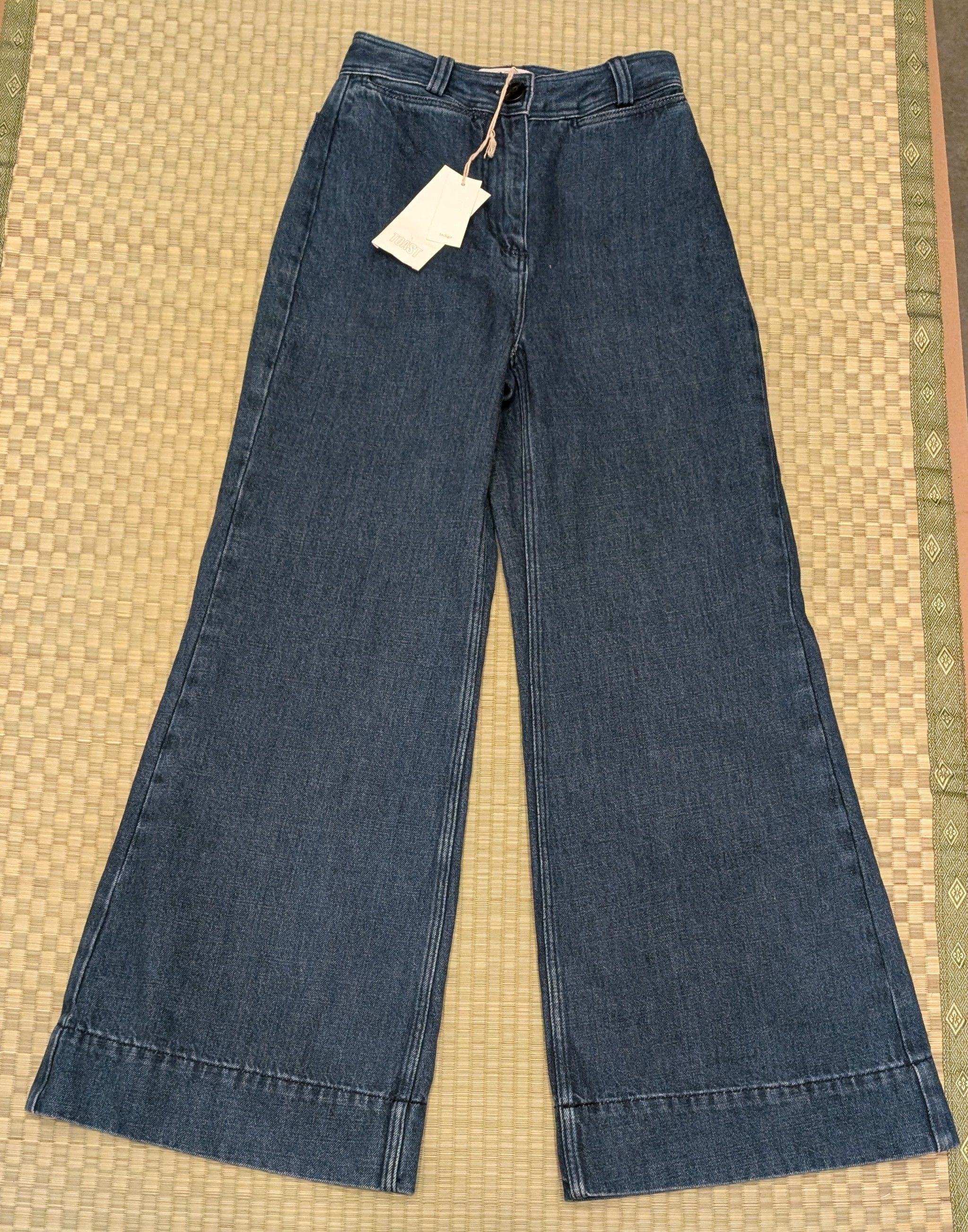 Other NWT Toast Indigo Denim Kick Flare Trousers Made in Turkey Size 26" / US 2 / IT 38 - 1 Thumbnail