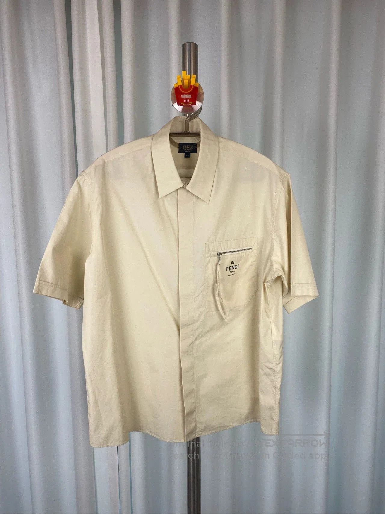 Fendi Fendi 2023 Beige Short Sleeve Shirt. Size US M / EU 48-50 / 2 - 2 Thumbnail