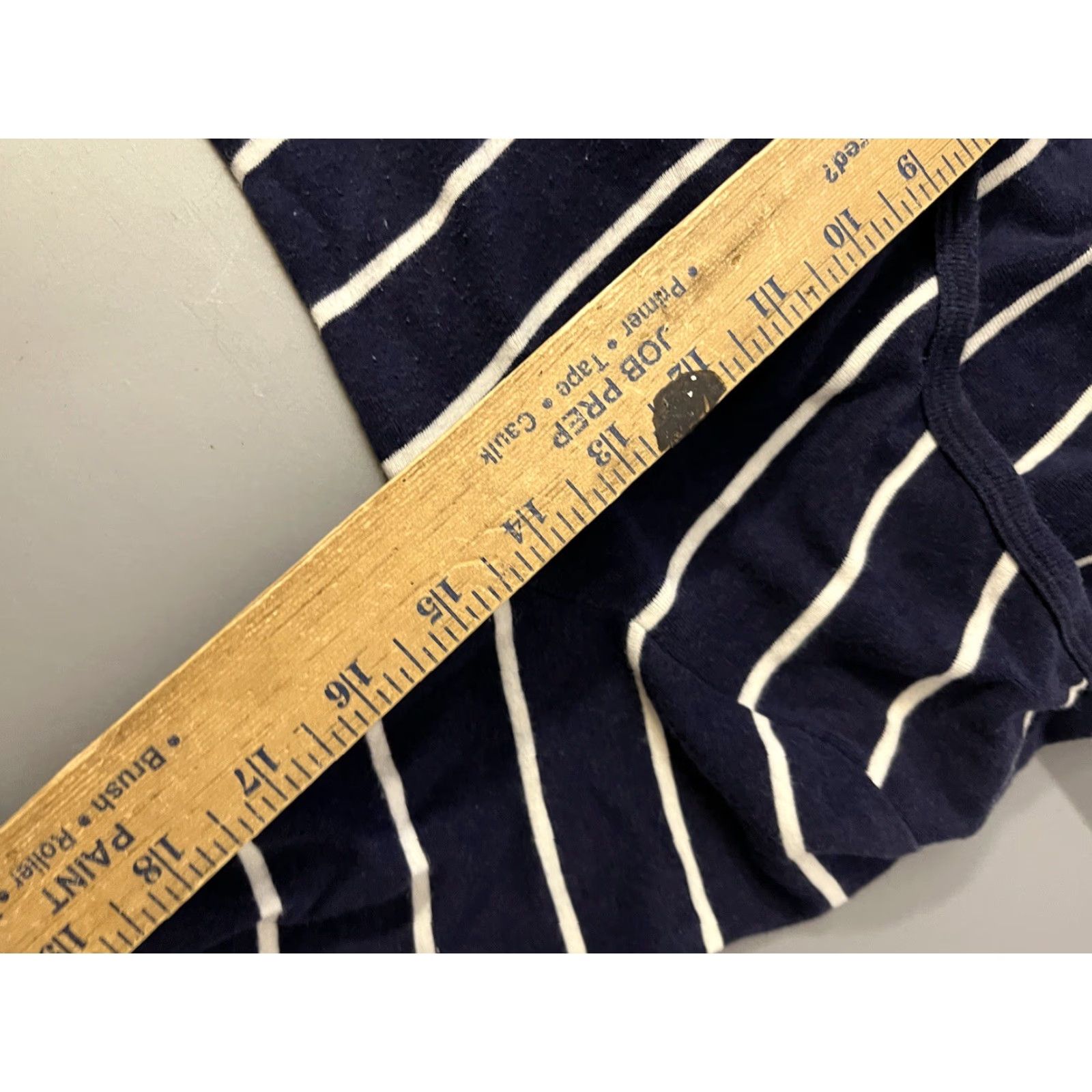 Gap VINTAGE Gap Women's T-Shirt Size M Medium Casual Striped Cotton Modal Spandex V-Neck Size M / US 6-8 / IT 42-44 - 5 Thumbnail