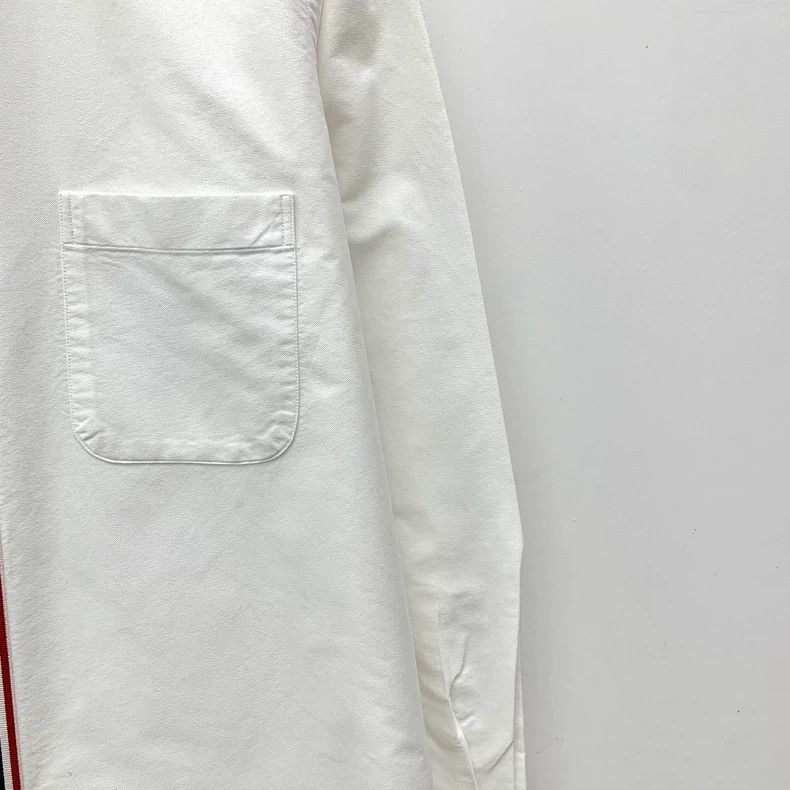 Thom Browne Thom Browne size0 Cotton turned-down collar long sleeve zip Size US XS / EU 42 / 0 - 4 Thumbnail