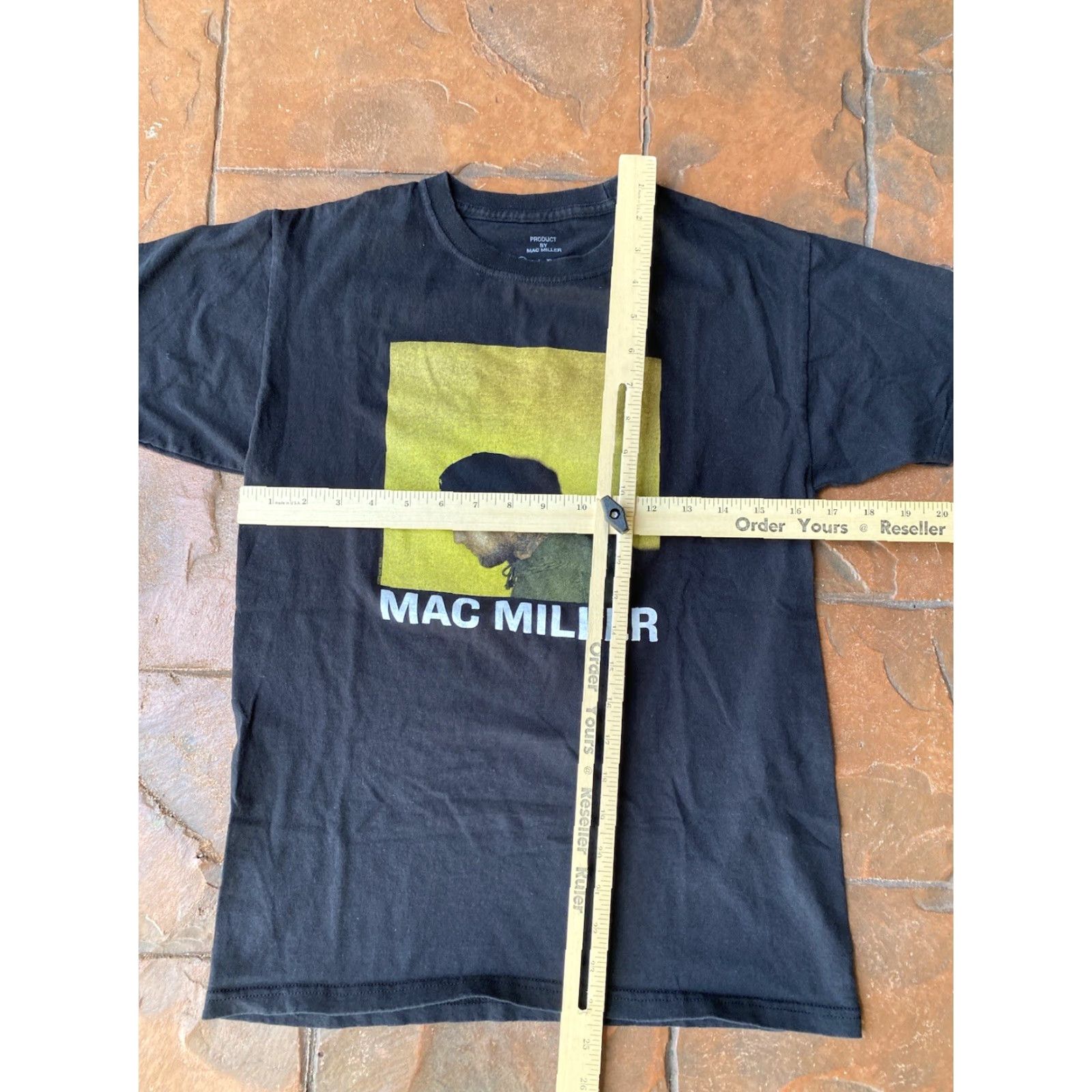Vintage Mac Miller Side Profile Photo Graphic T-Shirt Small Hip Hop Shirt Unisex Adults Mens Womens Black Cotton Crew Neck Short Sleeve Graphic Tee Size US S / EU 44-46 / 1 - 4 Thumbnail