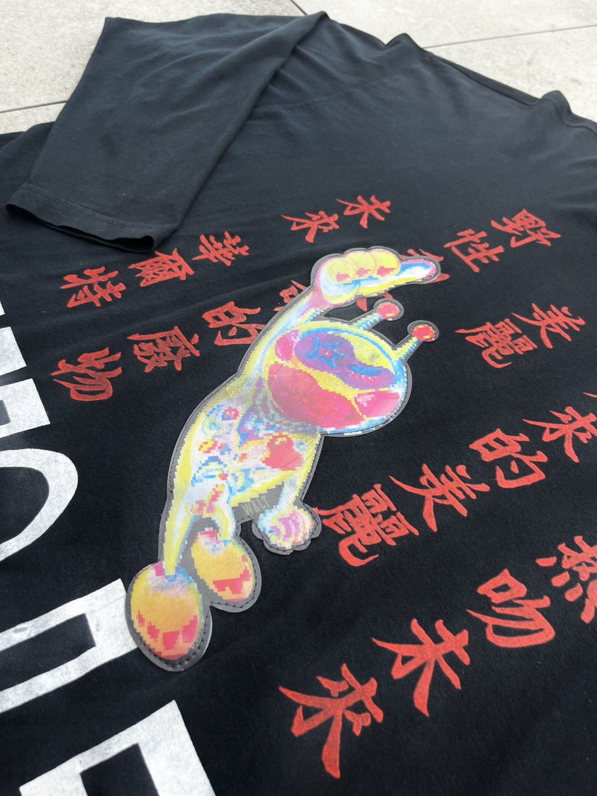 Walter Van Beirendonck Walter van Beirendonck SS95 W.&L.T. holo long-sleeve T-shirt Size US XL / EU 56 / 4 - 7 Thumbnail