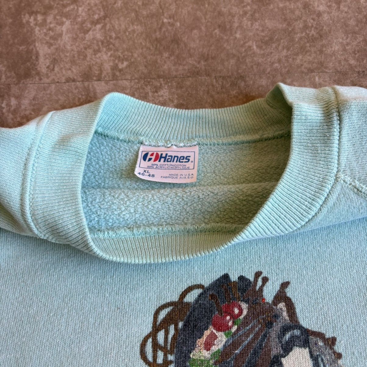 Vintage Vintage Japanese Geisha Art Sweatshirt Size US L / EU 52-54 / 3 - 5 Thumbnail
