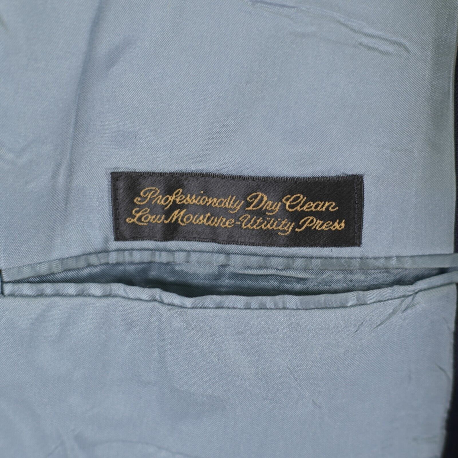 Hart Schaffner Marx Jack Nicklaus Tournament Series Wool Blue 2 Gold Button Blaz Size 42R - 10 Thumbnail
