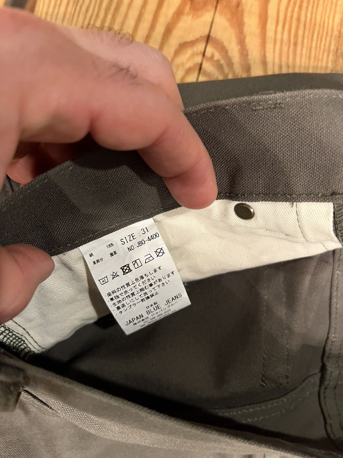 Blue Owl × Japan Blue Japan Blue x Blue Owl - Hanpu 10oz selvedge Chino Size US 31 - 9 Thumbnail