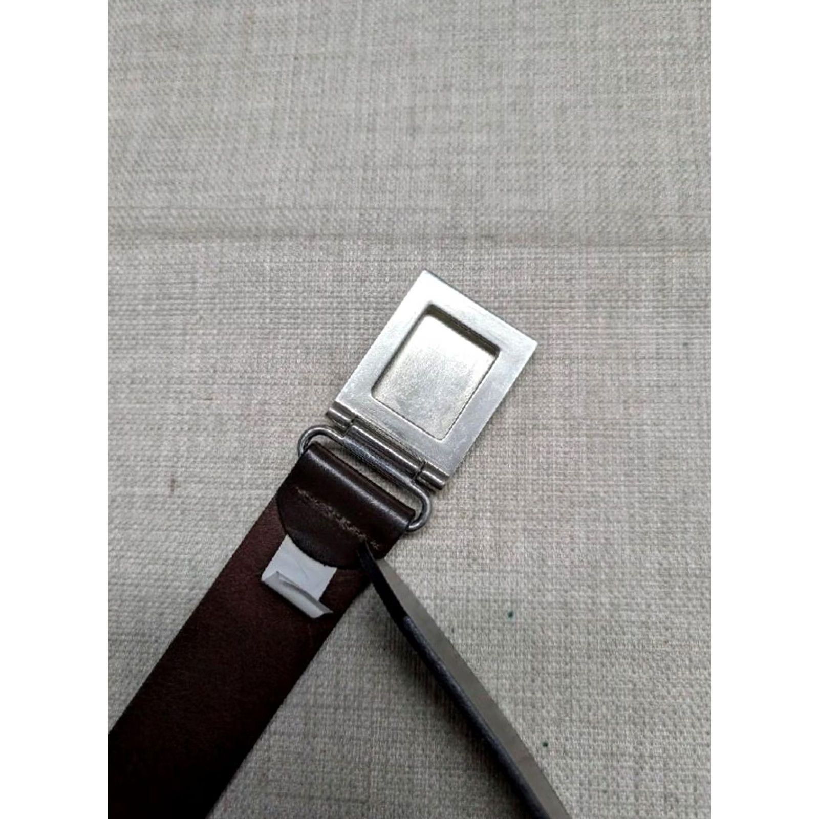 Banana Republic Banana Republic dress belt 40 brown chrome buckle cowhide leather Dress Belt Mens 40 Brown Size 40 - 7 Thumbnail