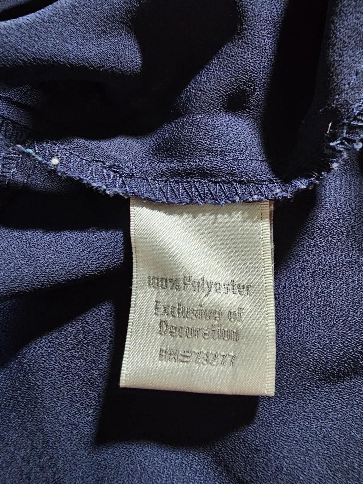 Other LC Lauren Conrad M Blue Button Up Long Sleeve Blouse Size M / US 6-8 / IT 42-44 - 8 Thumbnail