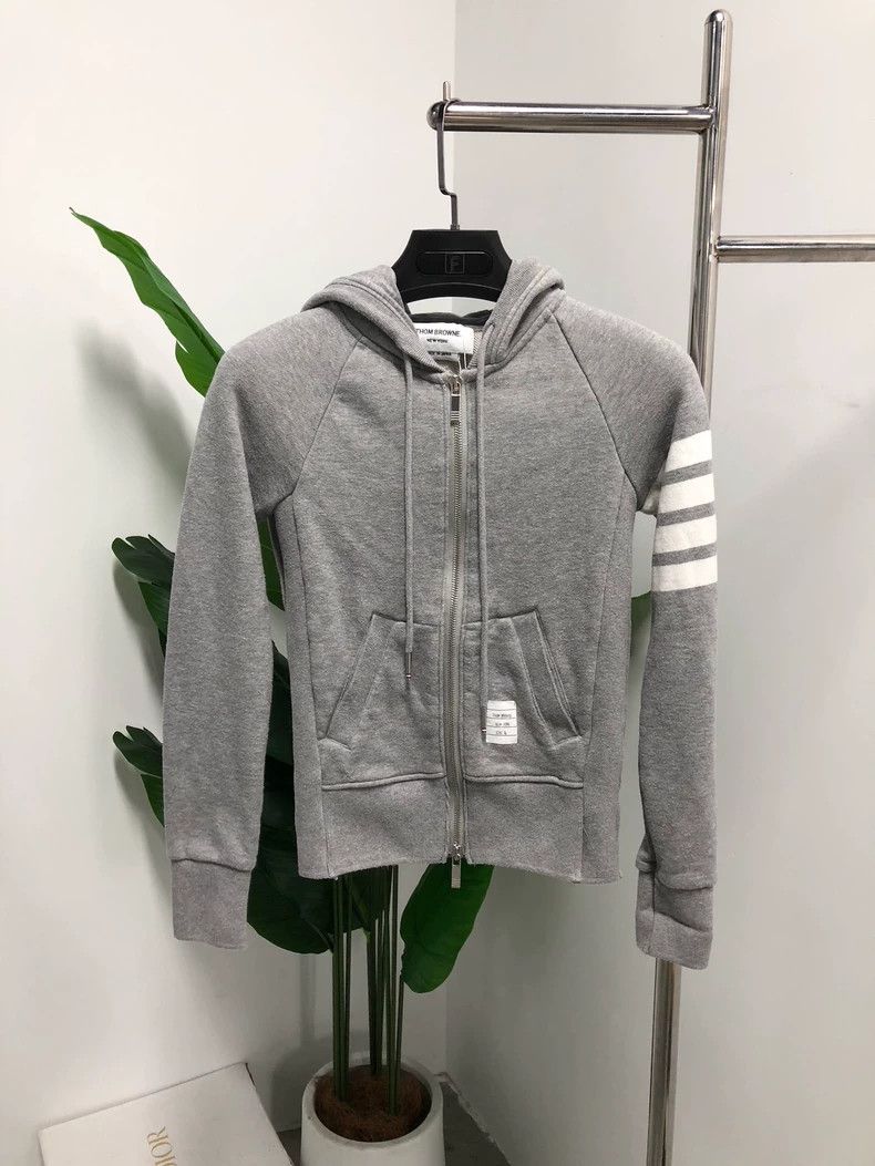 Thom Browne Thom Browne Zippered hoodie Size XS / US 0-2 / IT 36-38 - 1 Thumbnail