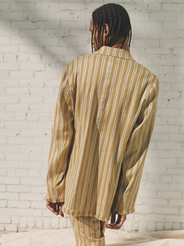 CMMN SWDN Striped Blazer Size 48R - 6 Thumbnail