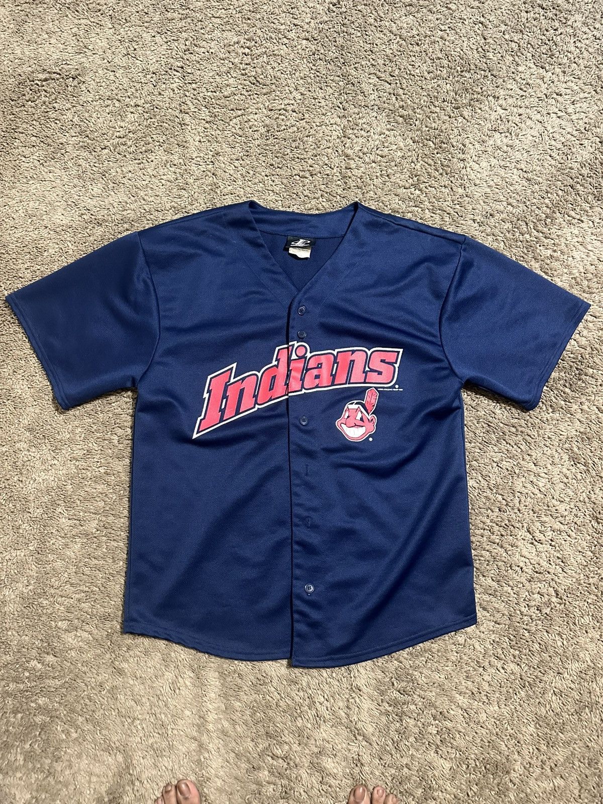 MLB Vintage MLB Cleveland Indians jersey 90s size large Size US L / EU 52-54 / 3 - 1 Thumbnail