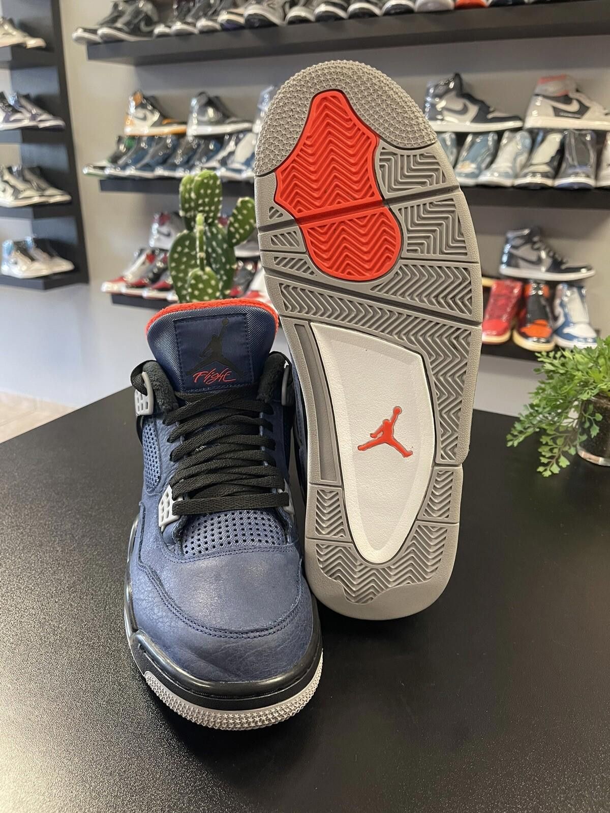 Nike Air Jordan Retro 4 Winterized Loyal Blue White Size 11.5 Size US 11.5 / EU 44-45 - 6 Thumbnail